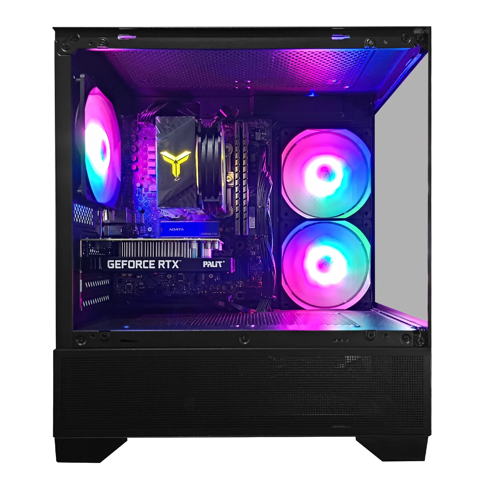 Alpha Eris V3 Black Desktop Gaming PC | Intel i5 12400F | 16GB RAM | 512GB SSD | RTX 3050 | Windows 11 Pro - Image 2
