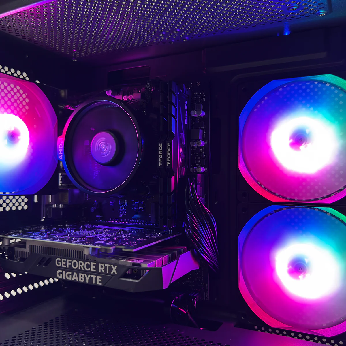 Alpha Eris Black Desktop Gaming PC | AMD Ryzen 5 5500 | 16GB (2x8GB) RAM | 512GB SSD | RTX 3050 | Windows 11 Pro - Image 3