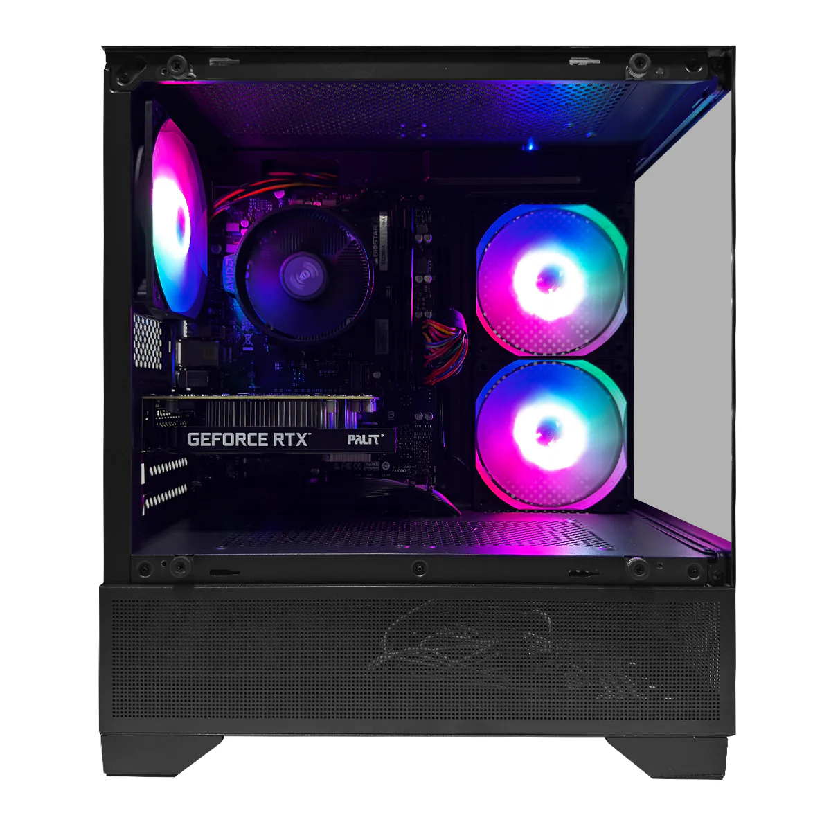 Alpha Eris Black Desktop Gaming PC | AMD Ryzen 5 5500 | 16GB (2x8GB) RAM | 512GB SSD | RTX 3050 | Windows 11 Pro - Image 2
