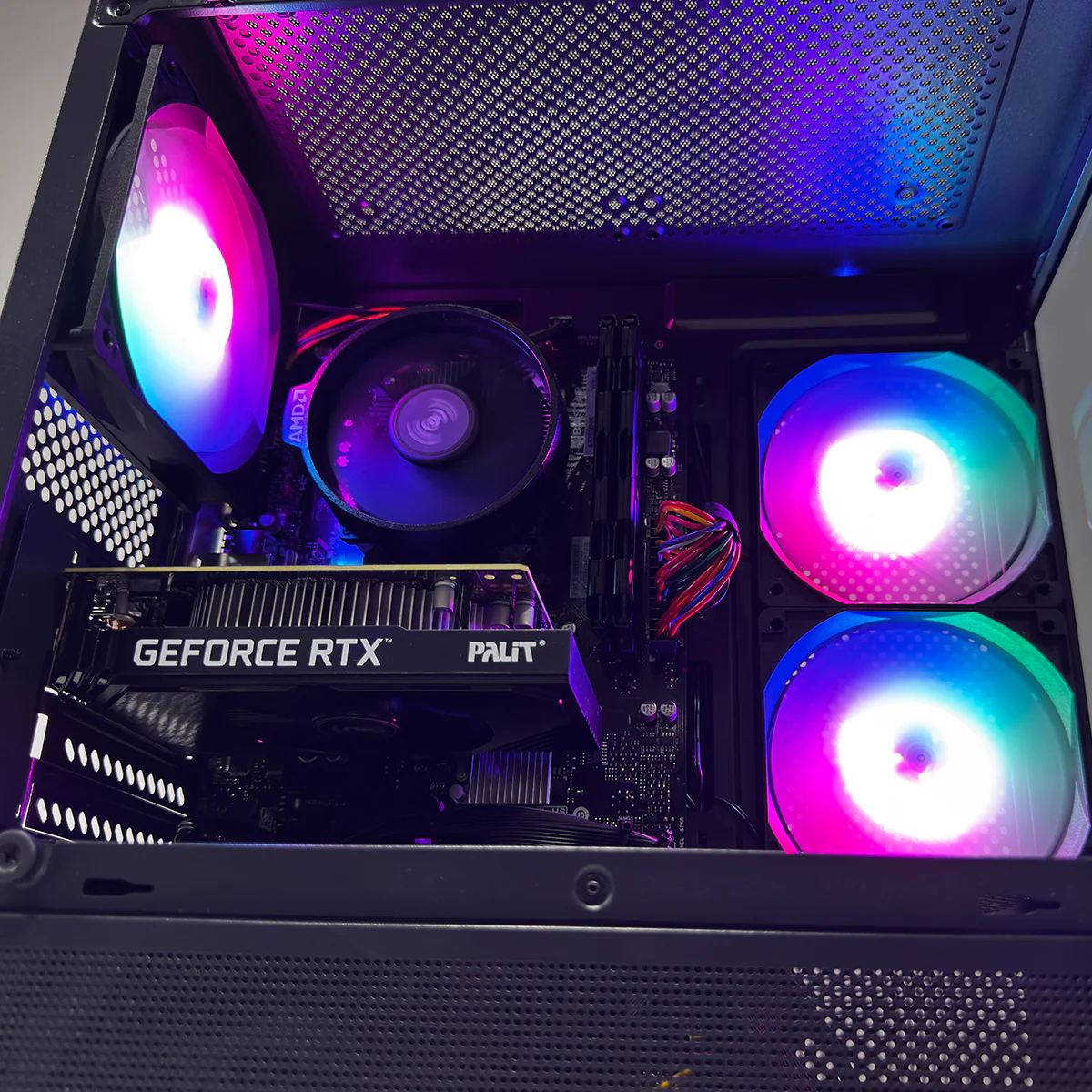 Alpha Eris Black Desktop Gaming PC | AMD Ryzen 5 5500 | 16GB (2x8GB) RAM | 512GB SSD | RTX 3050 | Windows 11 Pro - Image 3