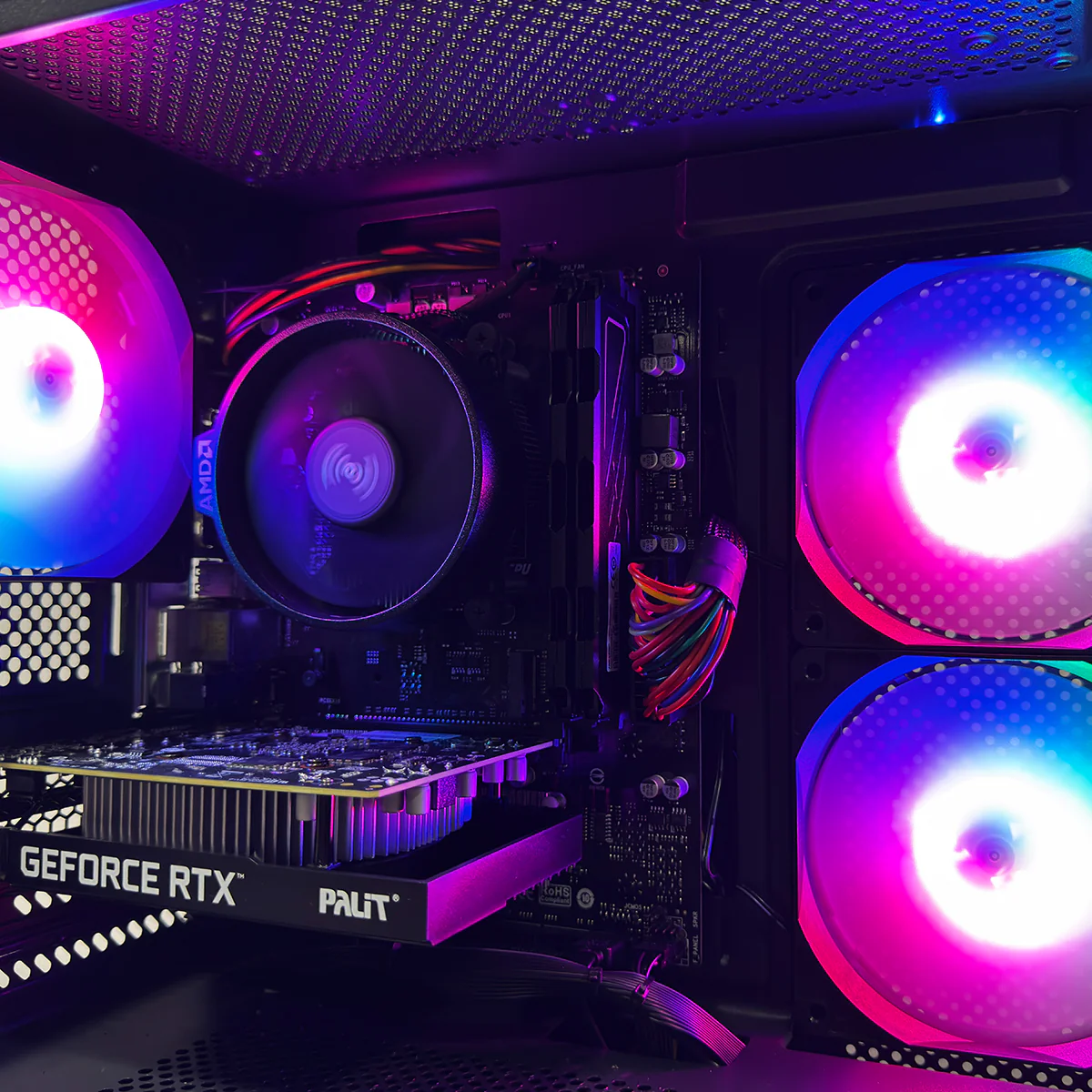 Alpha Eris Black Desktop Gaming PC | AMD Ryzen 5 5500 | 16GB (2x8GB) RAM | 512GB SSD | RTX 3050 | Windows 11 Pro - Image 4
