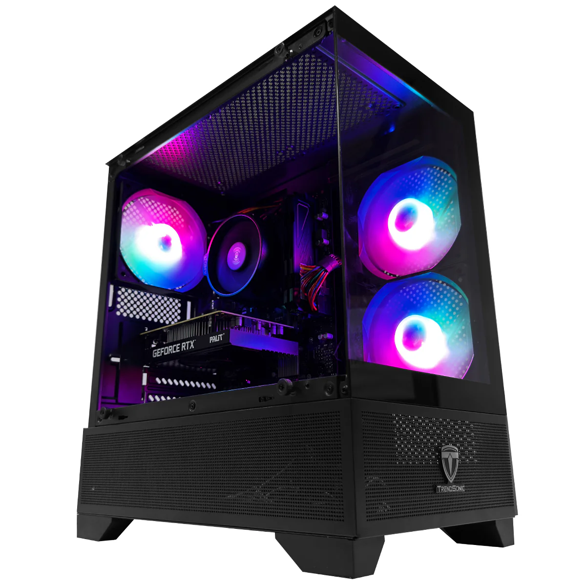 Alpha Eris Black Desktop Gaming PC | AMD Ryzen 5 5500 | 16GB (2x8GB) RAM | 512GB SSD | RTX 3050 | Windows 11 Pro - Image 9