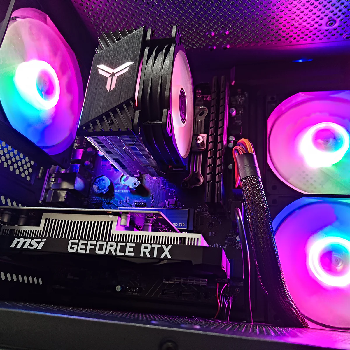 Alpha Eris Black Desktop Gaming PC | AMD Ryzen 5 5500 | 16GB RAM | 512GB SSD | GeForce RTX 3050 OC | Windows 11 Pro - Image 3
