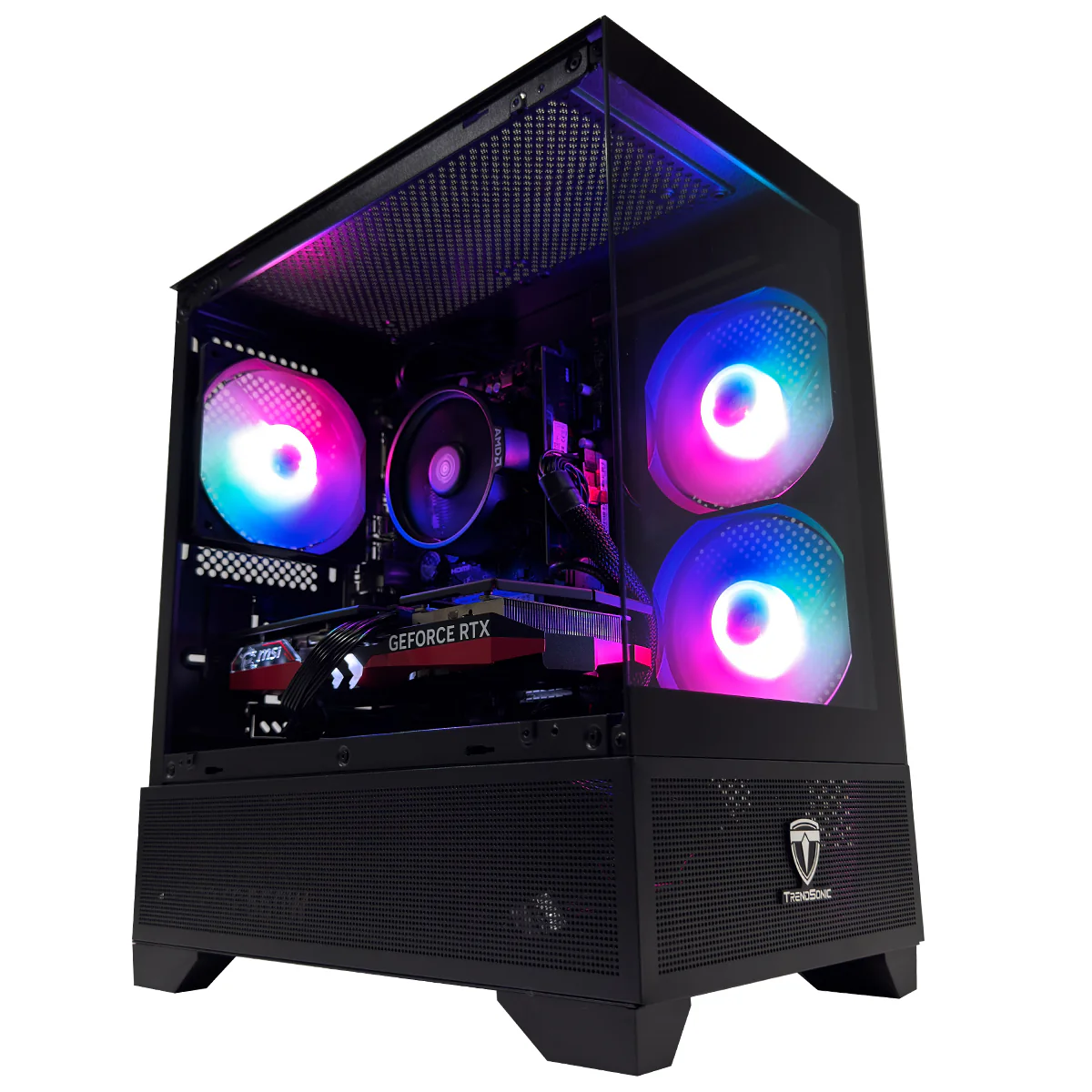 Alpha ERIS Black Desktop Gaming PC | AMD Ryzen 5 5500GT | 16GB RAM | 500GB SSD | RTX 4060 | Windows 11 Pro - Image 9