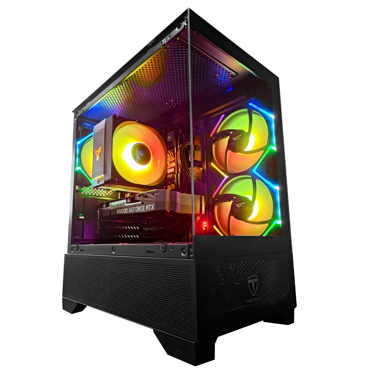 Alpha Eris V2 Black Desktop Gaming PC | Intel i5 12400F | 16GB RAM | 512GB SSD | RTX 3050 | Windows 11 Pro - Image 3