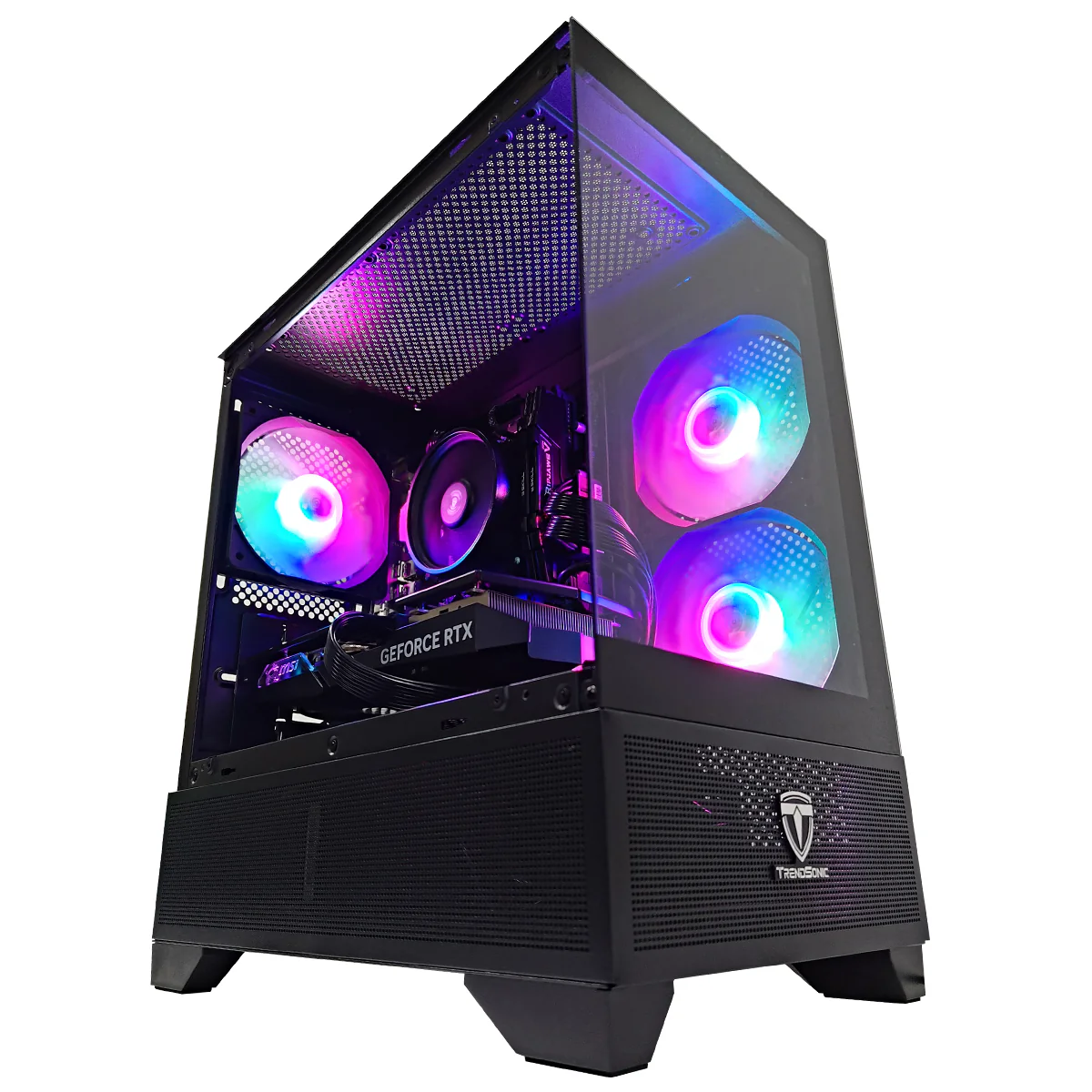 Alpha Eris TG Black Desktop Gaming PC | AMD Ryzen 5 5600GT | 16 GB RAM | 512GB SSD | RTX 4060 | Windows 11 Pro - Image 3