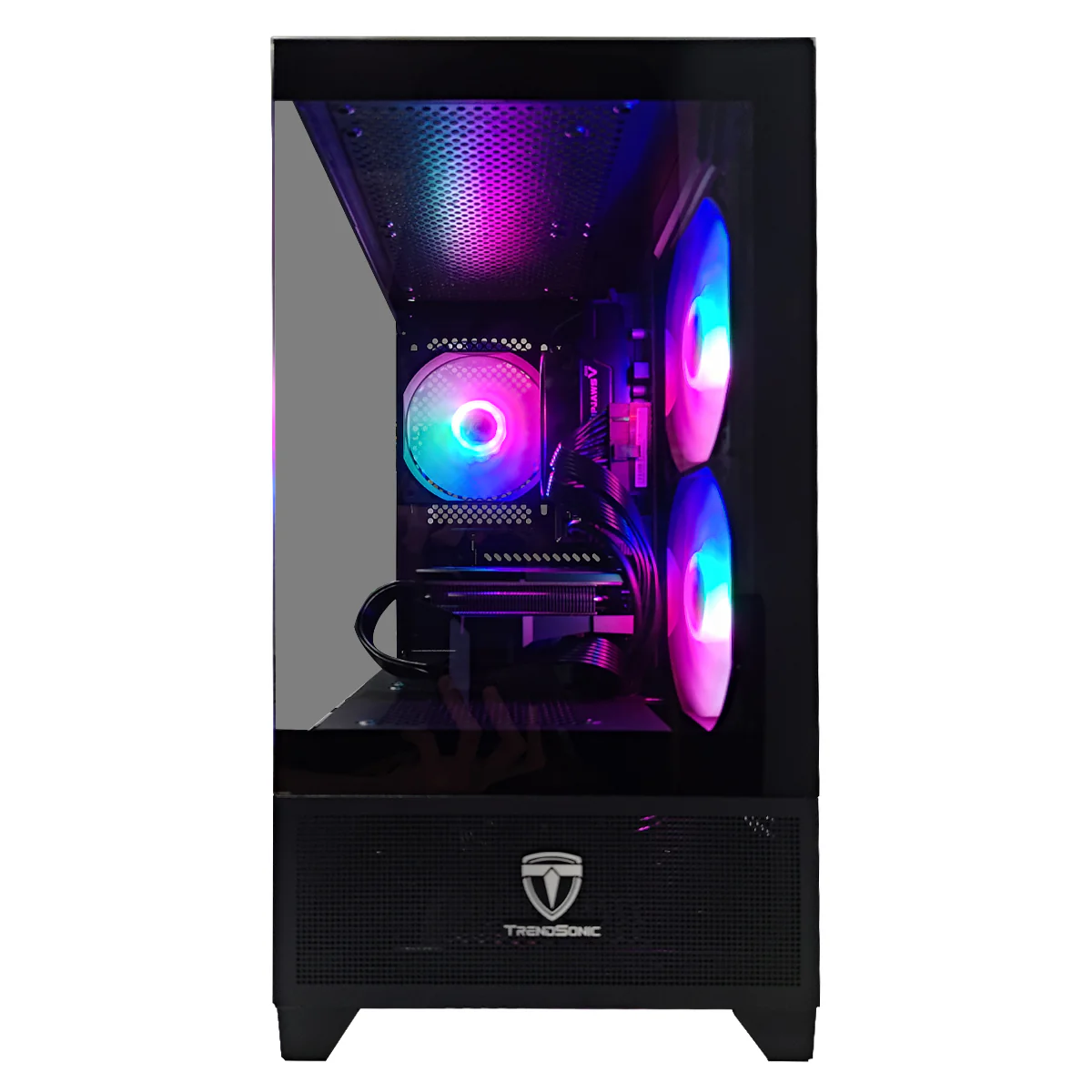 Alpha Eris TG Black Desktop Gaming PC | AMD Ryzen 5 5600GT | 16 GB RAM | 512GB SSD | RTX 4060 | Windows 11 Pro - Image 4