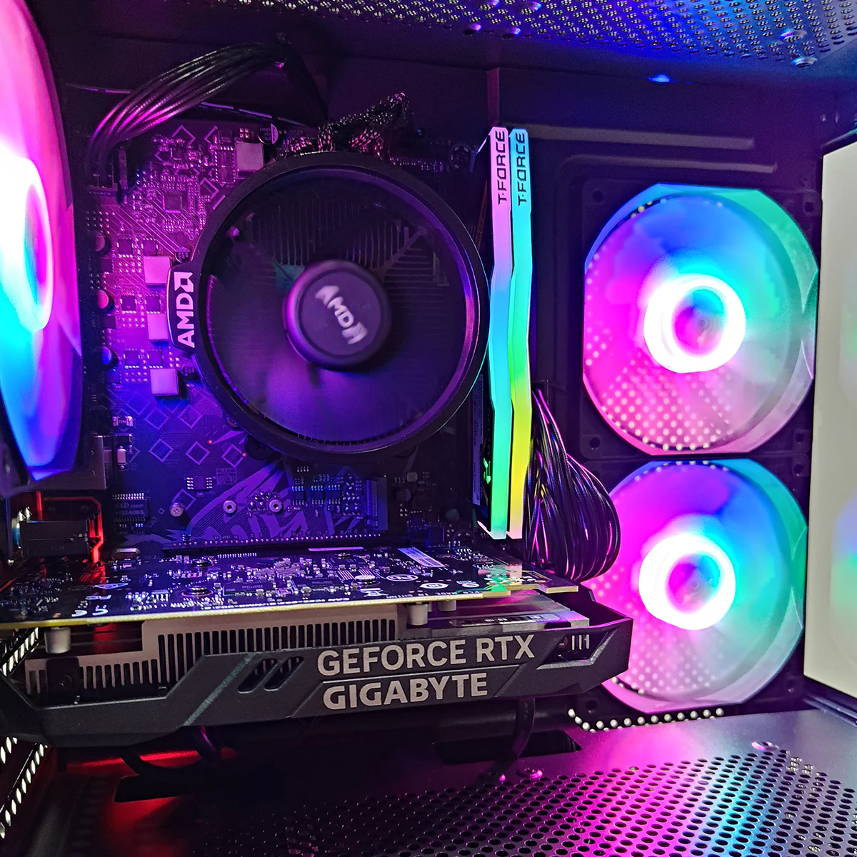 Alpha Eris TG Desktop Black Gaming PC | AMD Ryzen 5 5500 | 16GB RAM | 512GB SSD | RTX 3050 | Windows 11 Pro - Image 3