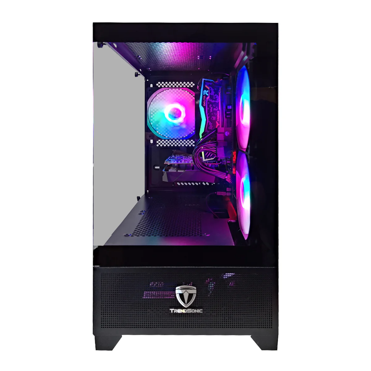 Alpha Eris TG Desktop Black Gaming PC | AMD Ryzen 5 5500 | 16GB RAM | 512GB SSD | RTX 3050 | Windows 11 Pro - Image 6