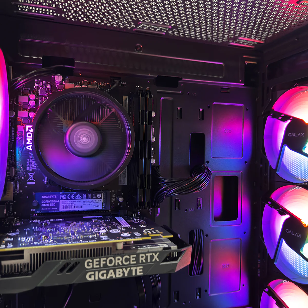 Alpha Galax Revo Black Desktop Gaming PC | AMD Ryzen 5 5500 | 16GB (2x8GB) RAM | 500GB SSD | RTX 3050 | Windows 11 Pro - Image 5