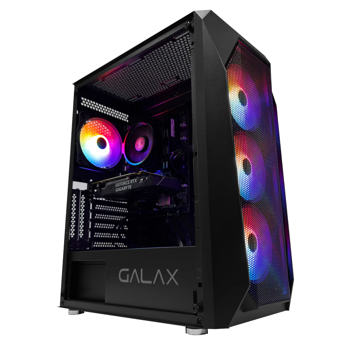Alpha Galax Revo Black Desktop Gaming PC | AMD Ryzen 5 5500 | 16GB (2x8GB) RAM | 500GB SSD | RTX 3050 | Windows 11 Pro - Image 6
