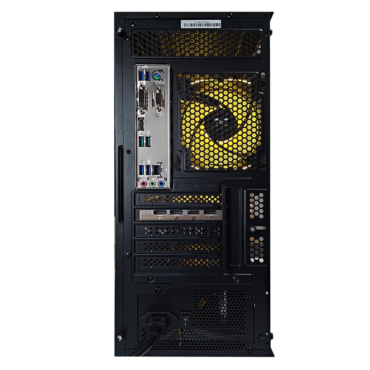 Alpha Gamma C50 Black Desktop Gaming PC | AMD Ryzen 5 5600G | 16GB RAM | 500GB SSD | RX 6600 | Windows 11 Pro - Image 8