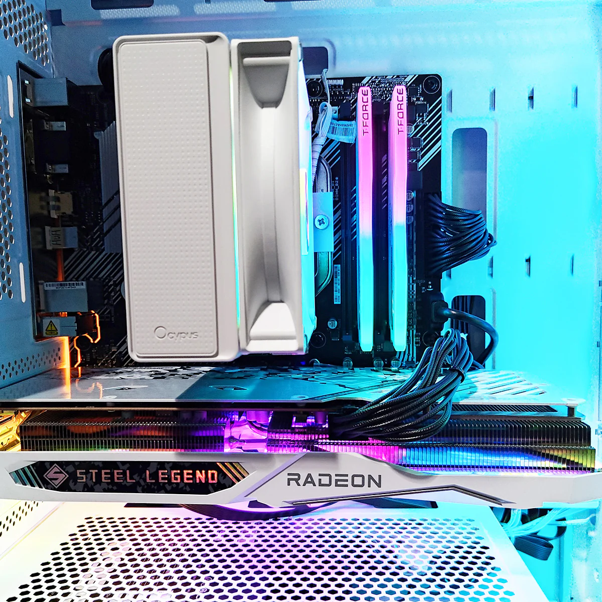 Alpha Gamma C50 White Desktop Gaming PC | AMD Ryzen 5 5500 | 16GB RAM | 480GB SSD | RX 7600 | Windows 11 Pro - Image 4