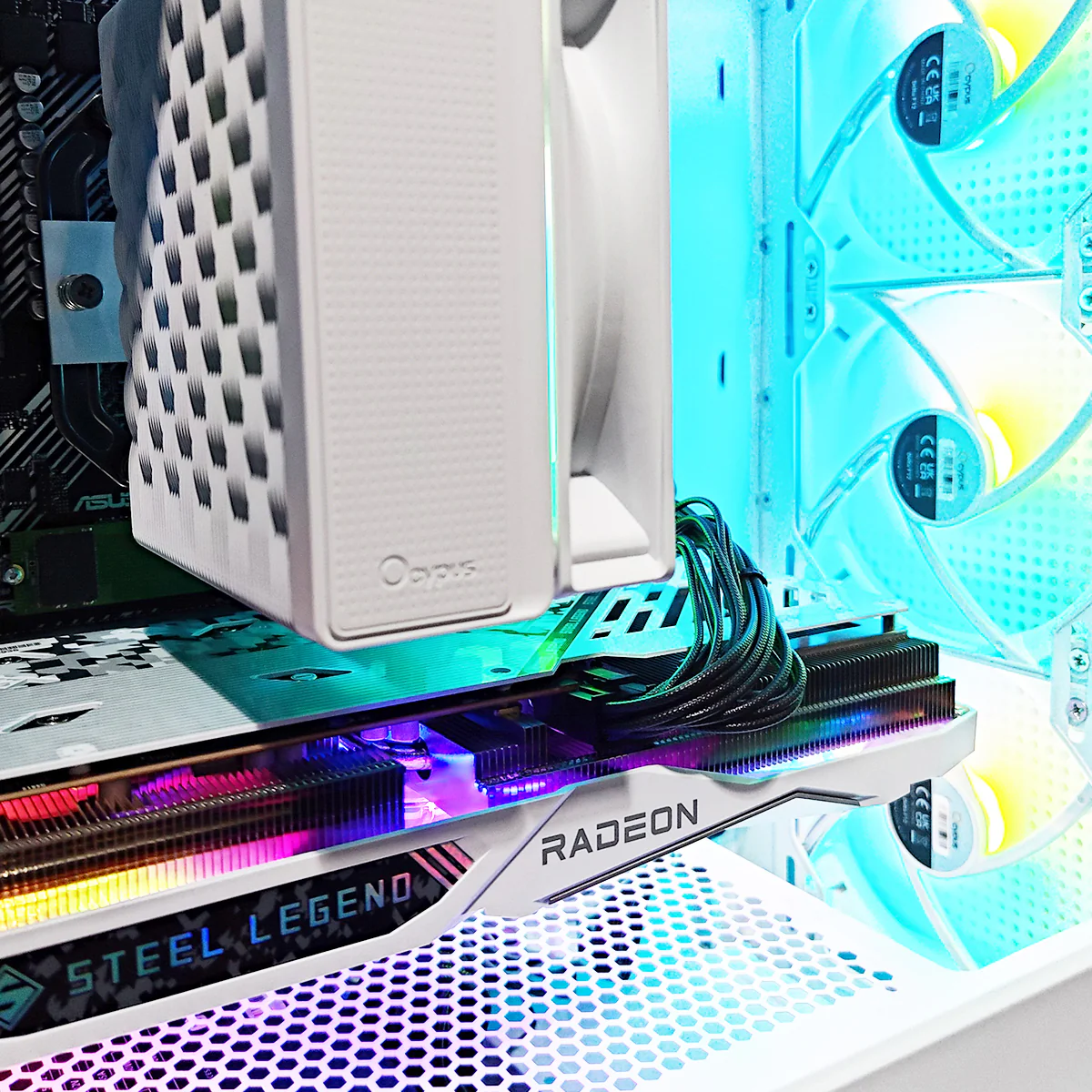 Alpha Gamma C50 White Desktop Gaming PC | AMD Ryzen 5 5500 | 16GB RAM | 480GB SSD | RX 7600 | Windows 11 Pro - Image 5