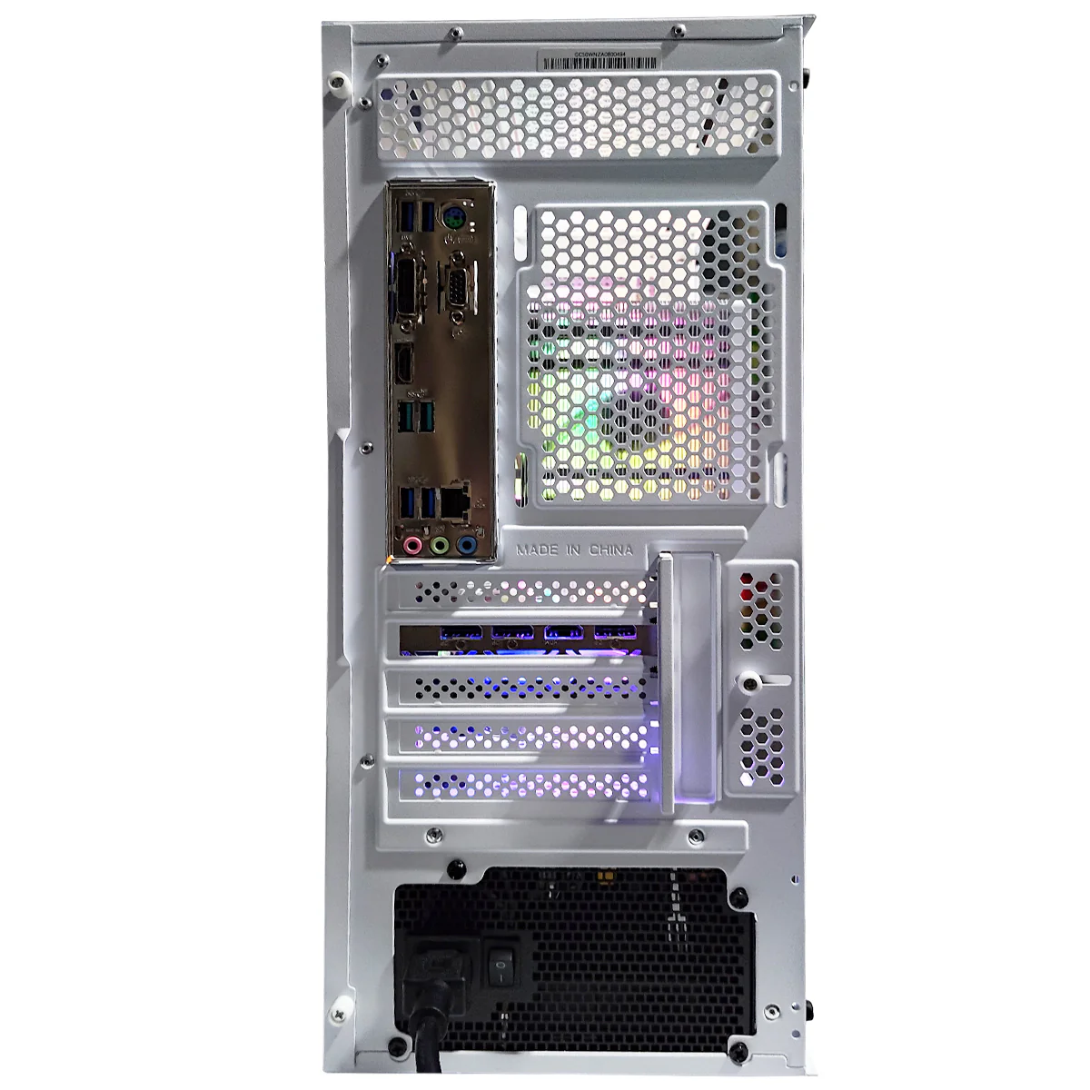Alpha Gamma C50 White Desktop Gaming PC | AMD Ryzen 5 5500 | 16GB RAM | 480GB SSD | RX 7600 | Windows 11 Pro - Image 7