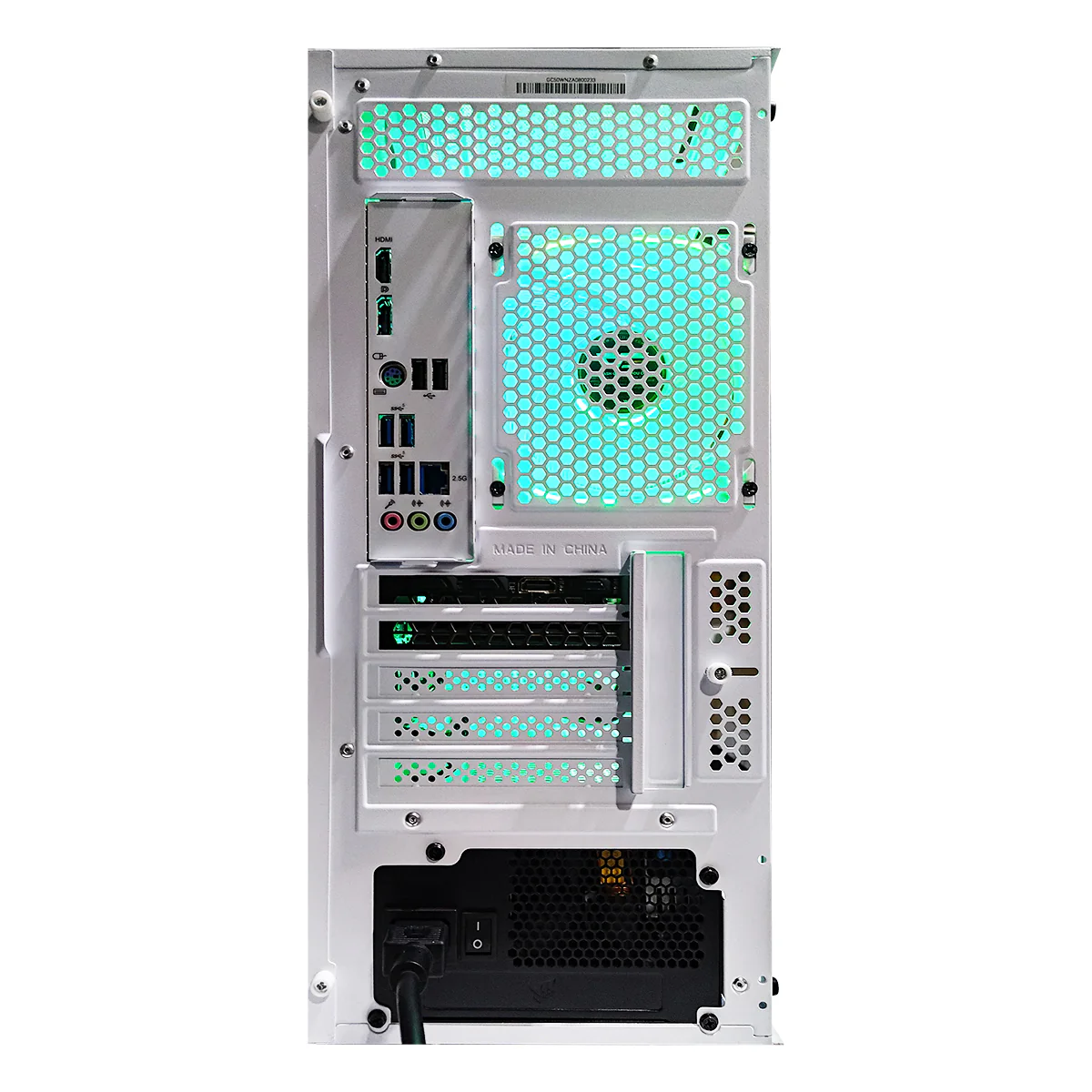 Alpha Gamma C50 White Gaming PC | AMD Ryzen 5 5600 | 16GB RAM | 500GB SSD | RX 6600 | Windows 11 Pro - Image 8