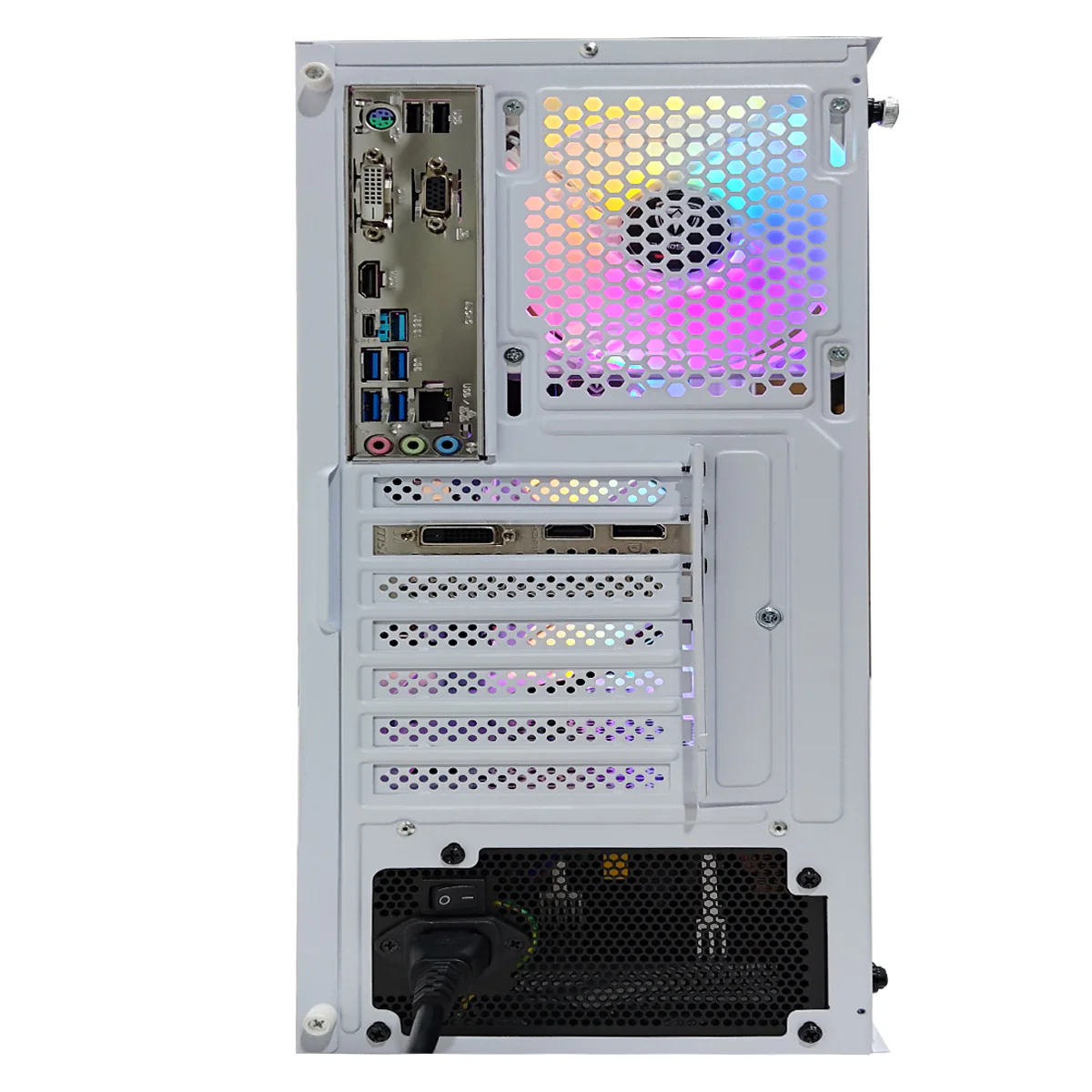 Alpha Hermes White Desktop Gaming PC | AMD Ryzen 5 5600 | 16GB RAM | 512GB SSD | RTX 3050 | Windows 11 Pro - Image 5