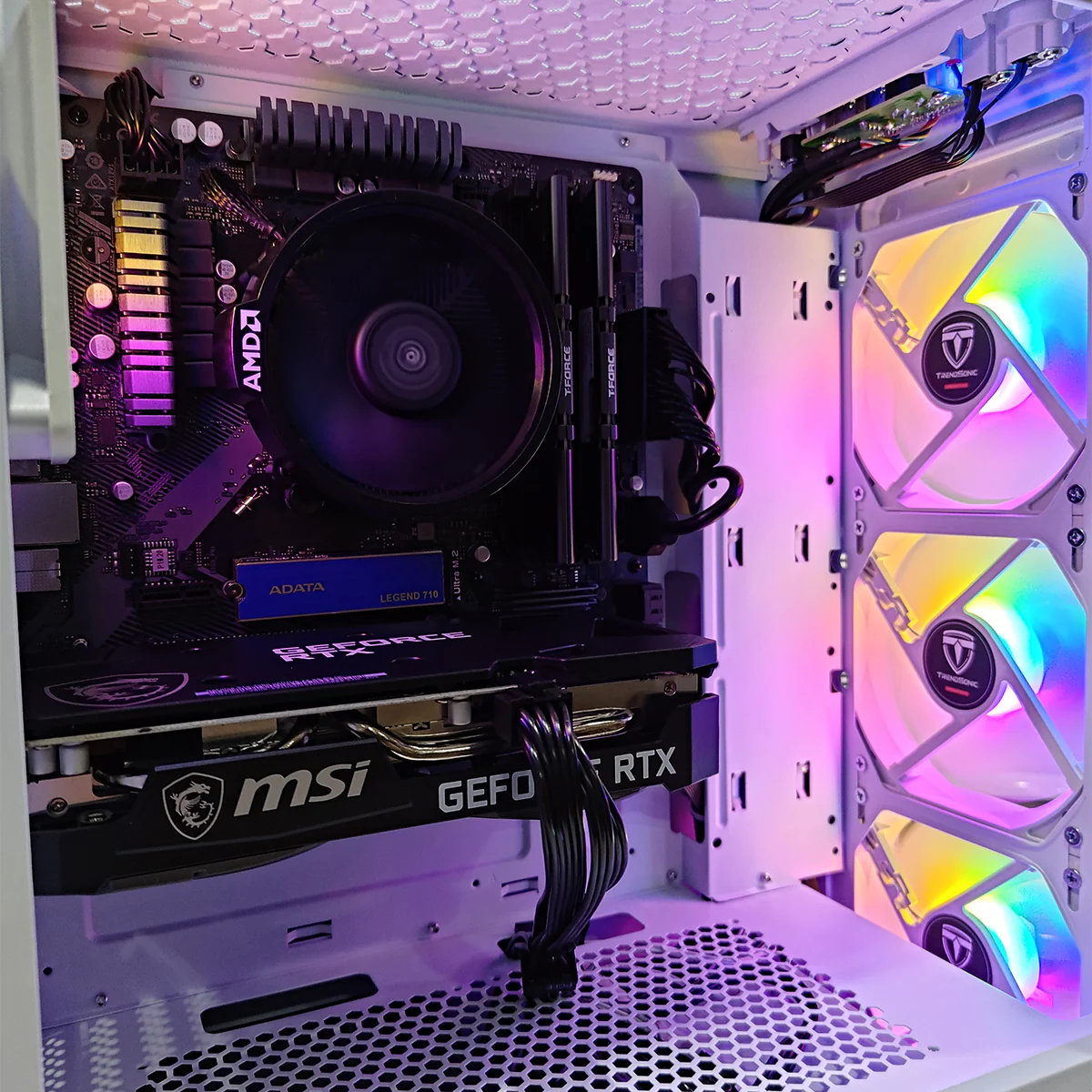 Alpha Hermes White Desktop Gaming PC | AMD Ryzen 5 5600 | 16GB RAM | 512GB SSD | RTX 3050 | Windows 11 Pro - Image 7
