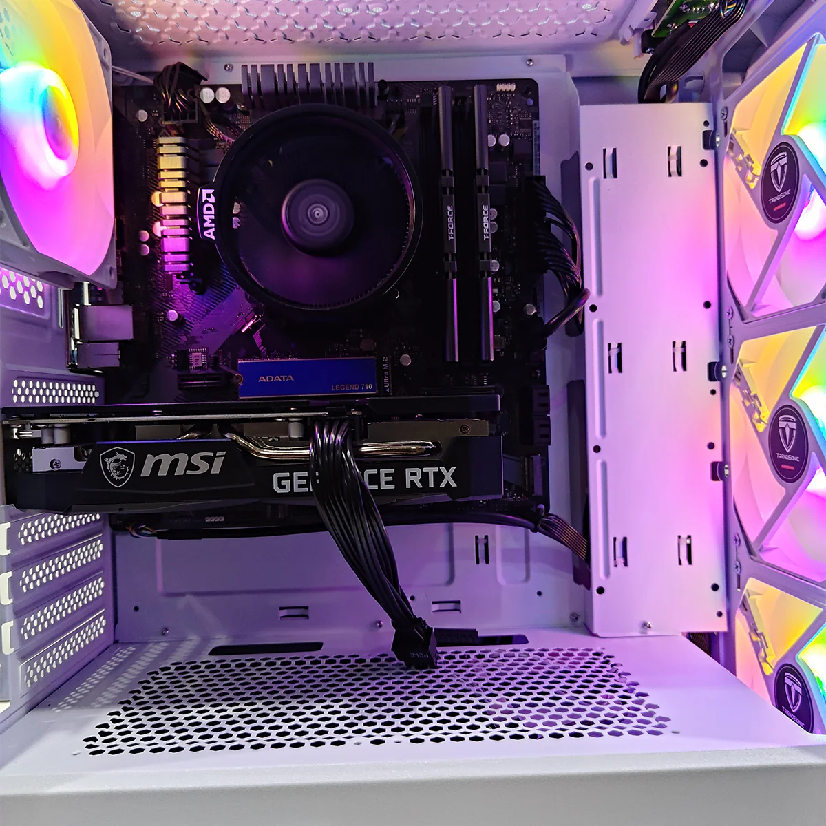 Alpha Hermes White Desktop Gaming PC | AMD Ryzen 5 5600 | 16GB RAM | 512GB SSD | RTX 3050 | Windows 11 Pro - Image 8