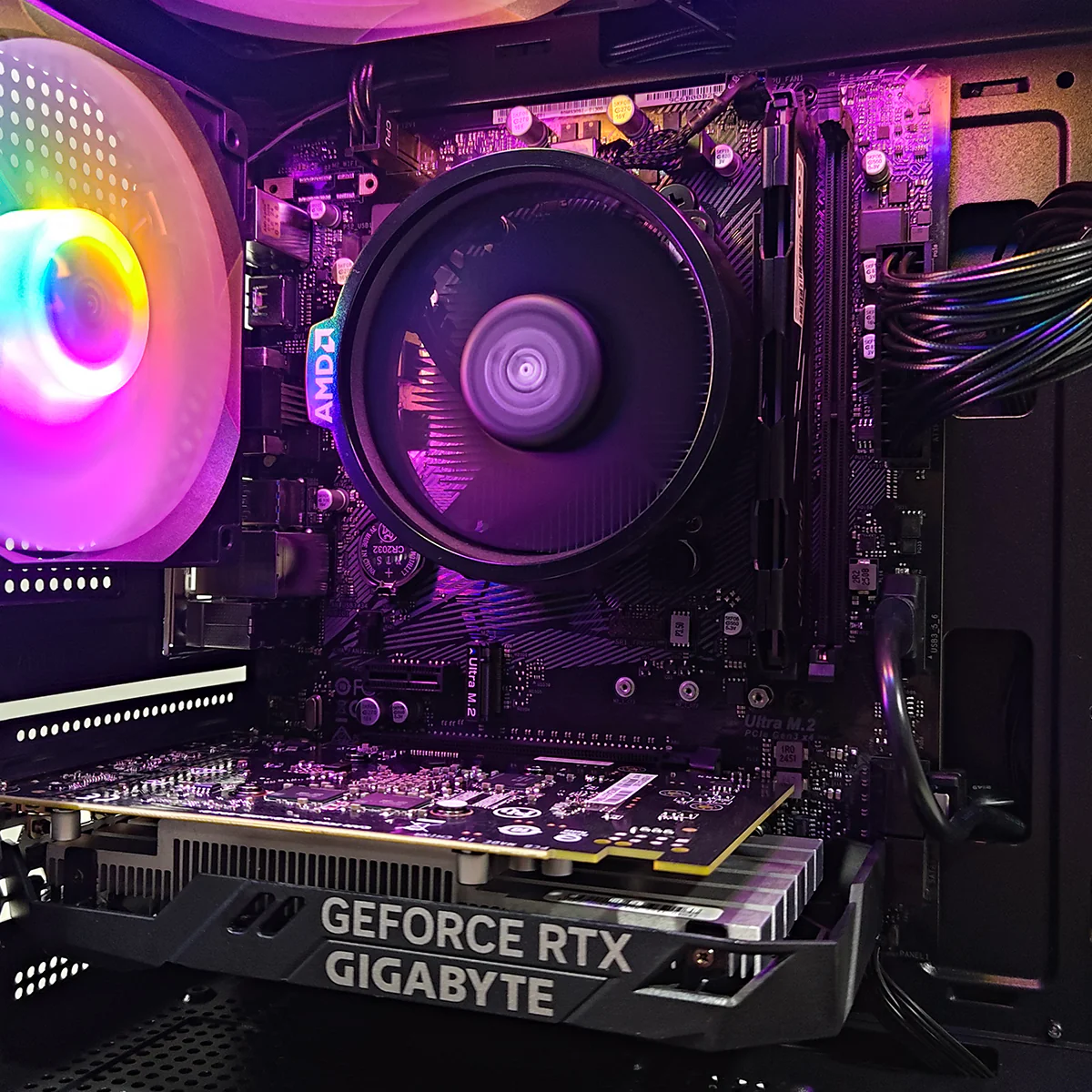 Alpha Juro Black Desktop Gaming PC | AMD Ryzen 5 5500 | 16GB RAM | 512GB SSD | RTX 3050 | Windows 11 Pro - Image 4