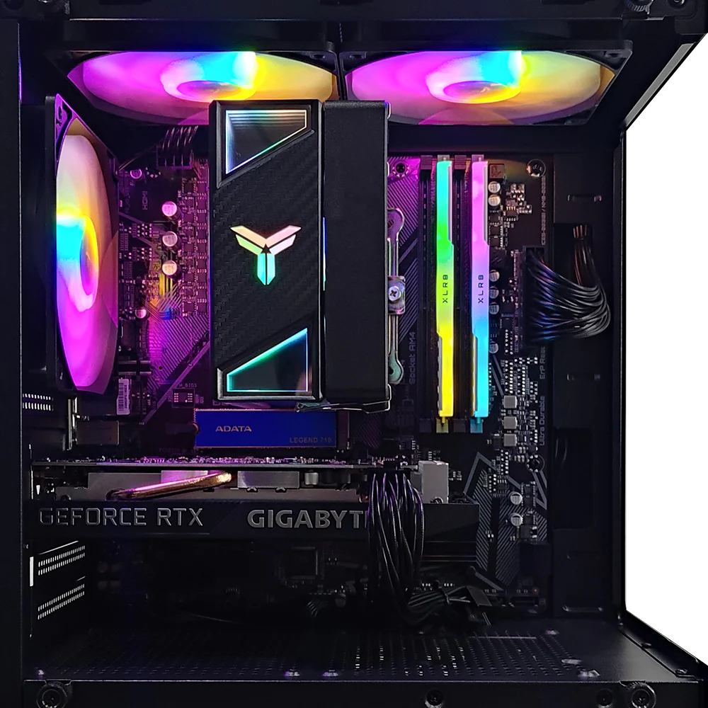 Alpha Juro Black Desktop Gaming PC | AMD Ryzen 5 5500 | 16GB RAM | 512GB SSD | RTX 3050 | Windows 11 Pro - Image 4