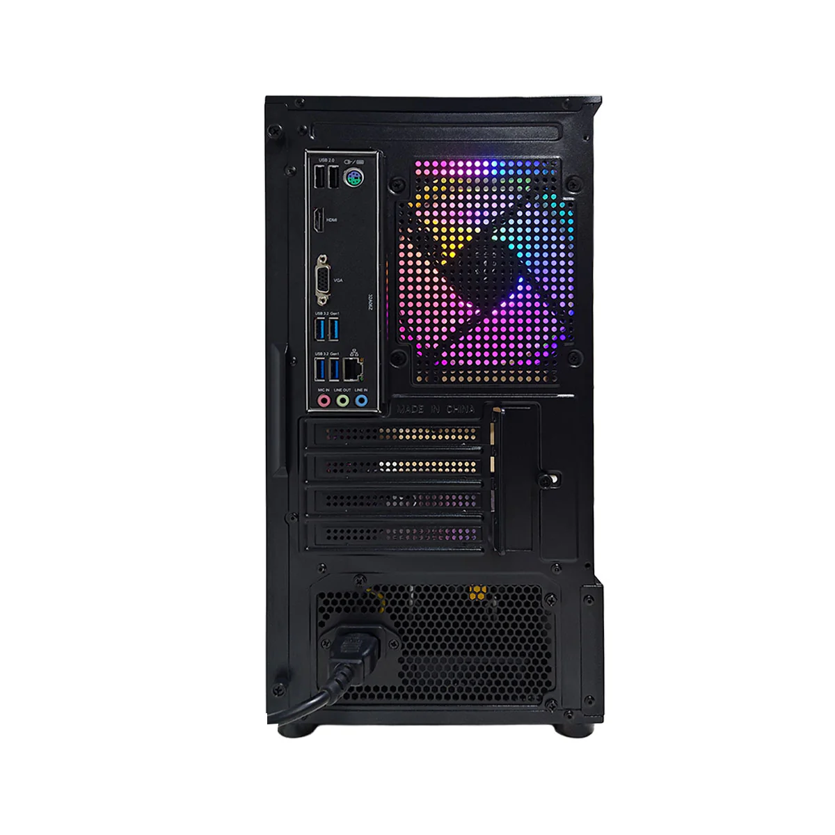 Alpha Lite Tyro Black Desktop Gaming PC | AMD Ryzen 5 3400G | 8GB RAM | 512GB SSD | Integrated GPU | Windows 11 Pro - Image 8