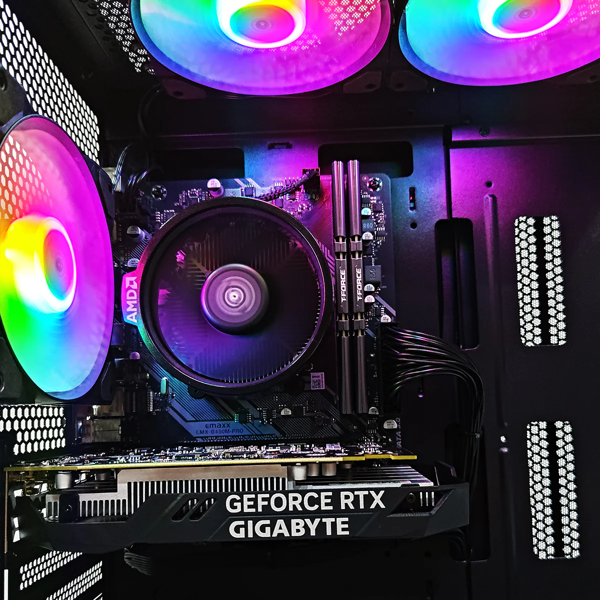 Alpha M110A Black Desktop Gaming PC | AMD Ryzen 5 5600 | 16GB RAM | 512GB SSD | RTX 3050 | Windows 11 Pro - Image 5