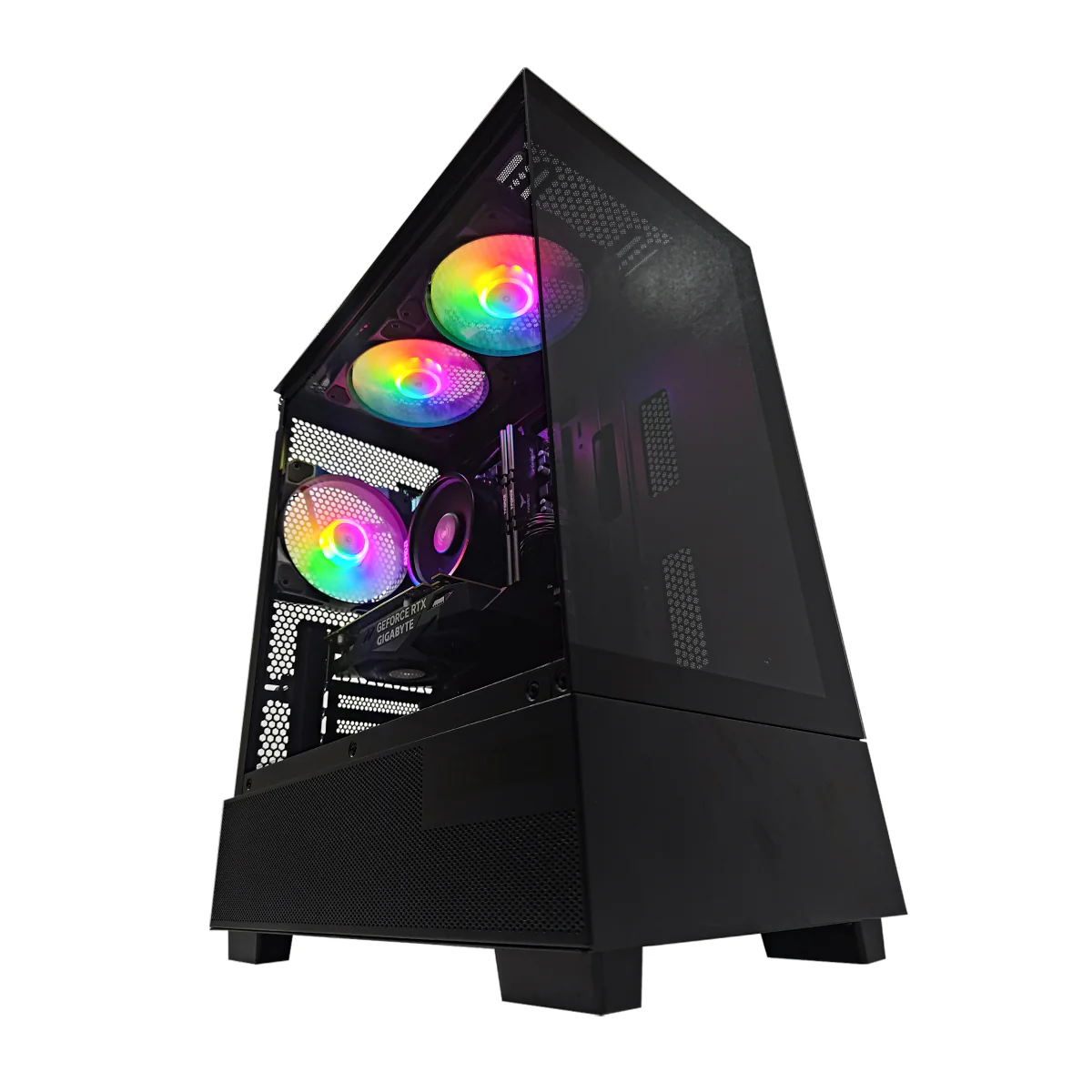 Alpha M110A Black Desktop Gaming PC | AMD Ryzen 5 5600 | 16GB RAM | 512GB SSD | RTX 3050 | Windows 11 Pro - Image 9