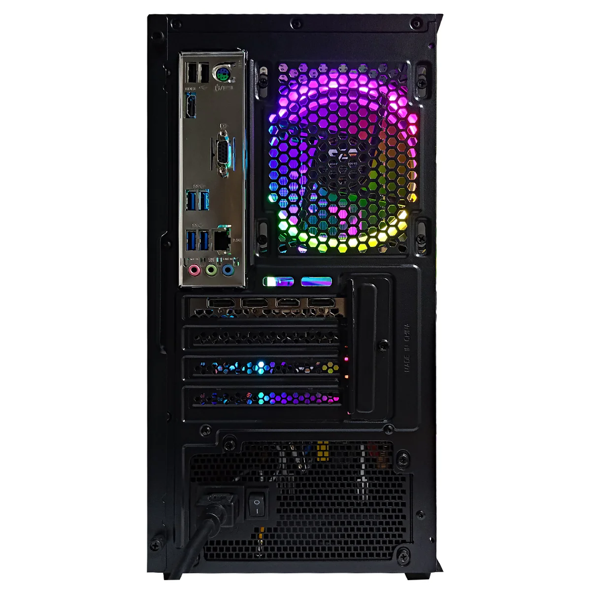 Alpha M305 Black Desktop Gaming PC | Intel i5 12400F | 16GB RAM | 500GB SSD | RTX 4060 | Windows 11 Pro - Image 8