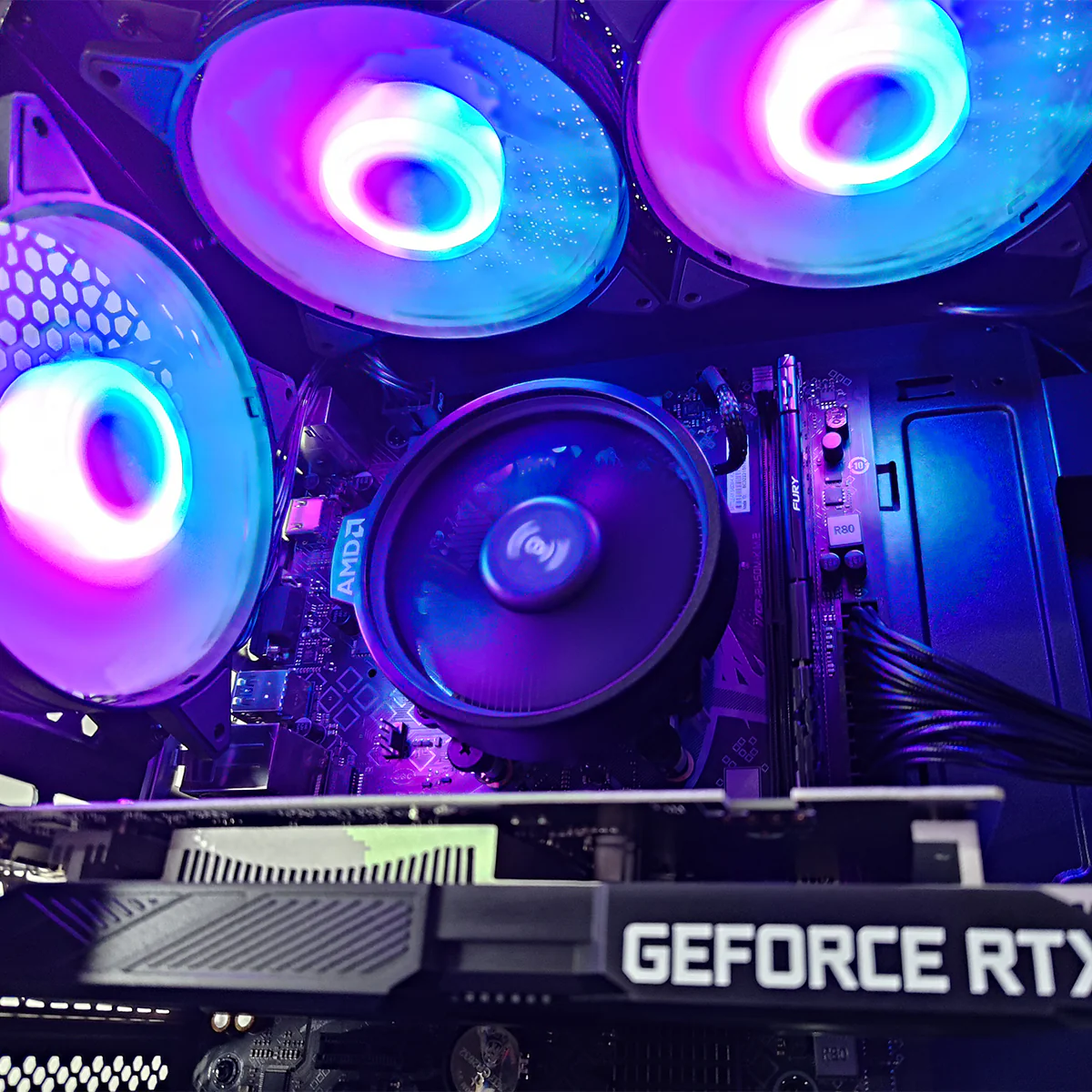 Alpha M305 TG Black Desktop Gaming PC | AMD Ryzen 5 5500 | 16GB RAM | 512GB SSD | RTX 3050 | Windows 11 Pro - Image 7