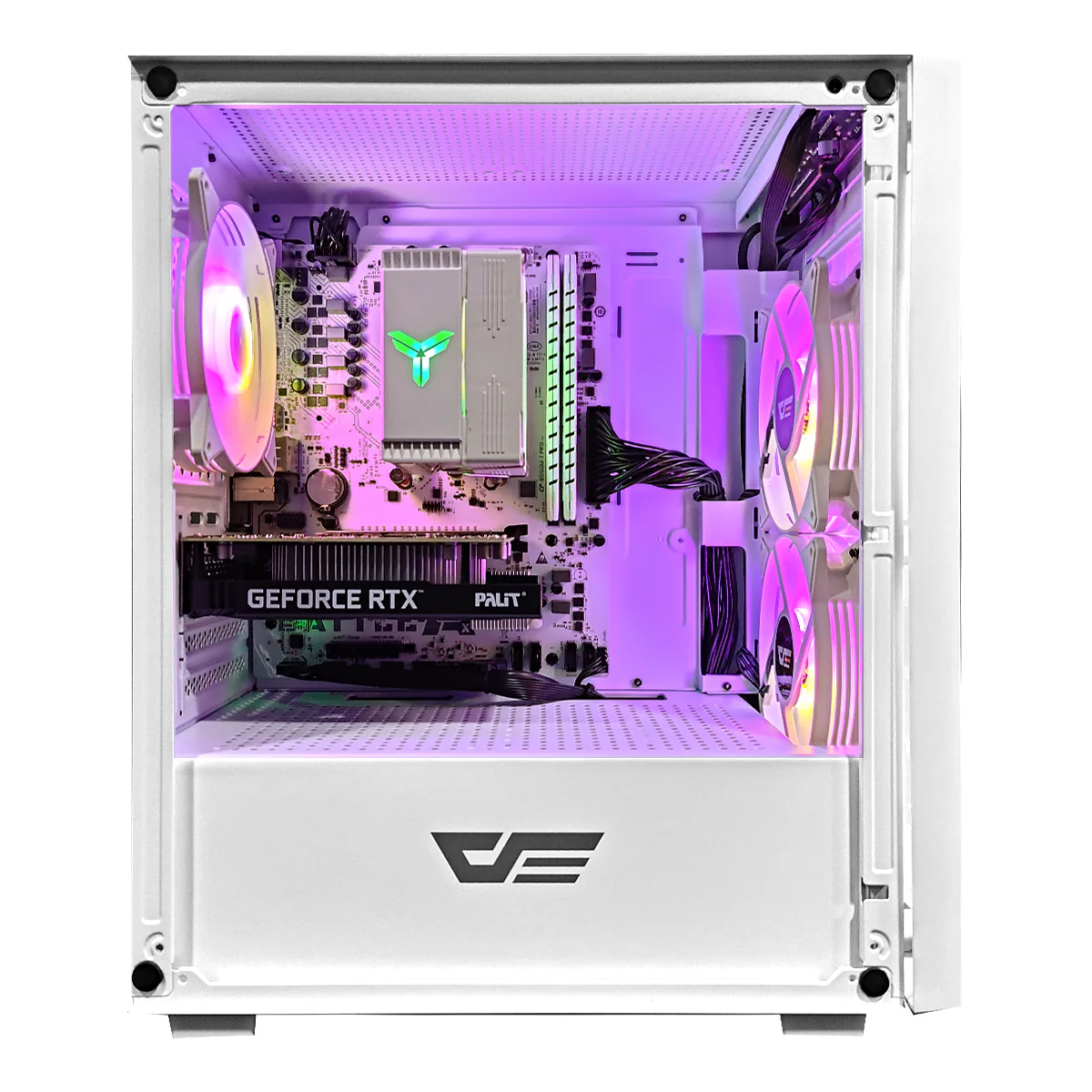 Alpha M305 White Desktop Gaming PC | AMD Ryzen 5 5500 | 16GB RAM | 512GB SSD | RTX 3050 | Windows 11 Pro - Image 2