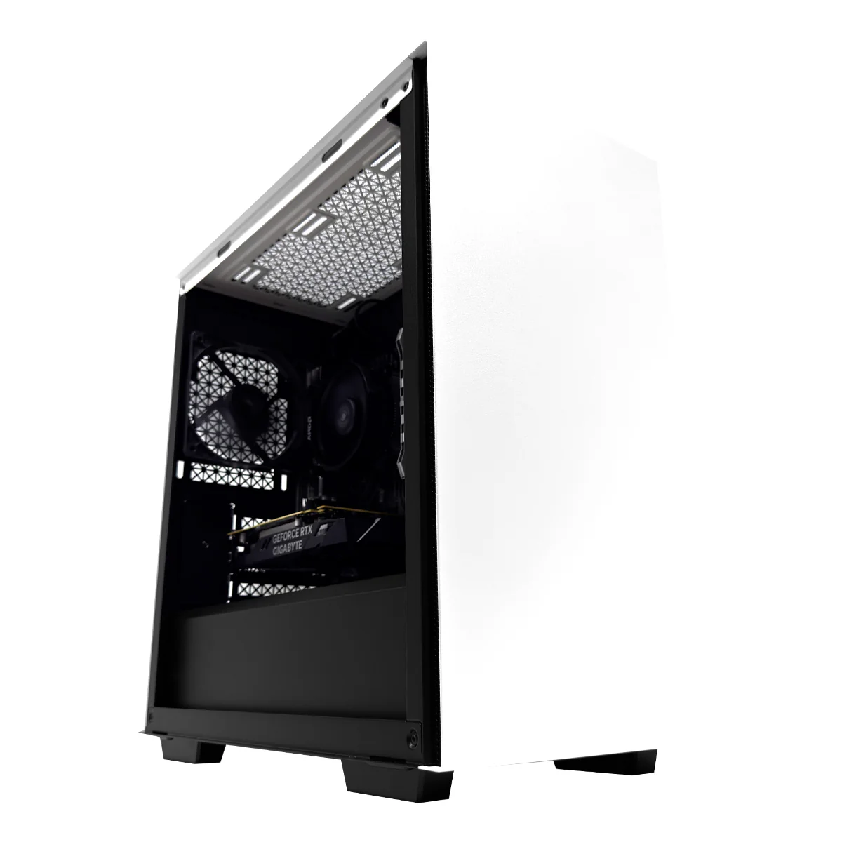 Alpha Macube White Desktop Gaming PC | AMD Ryzen 5 5500 | 16GB (2x8GB) RAM | 512GB SSD | RTX 3050 | Windows 11 Pro - Image 9