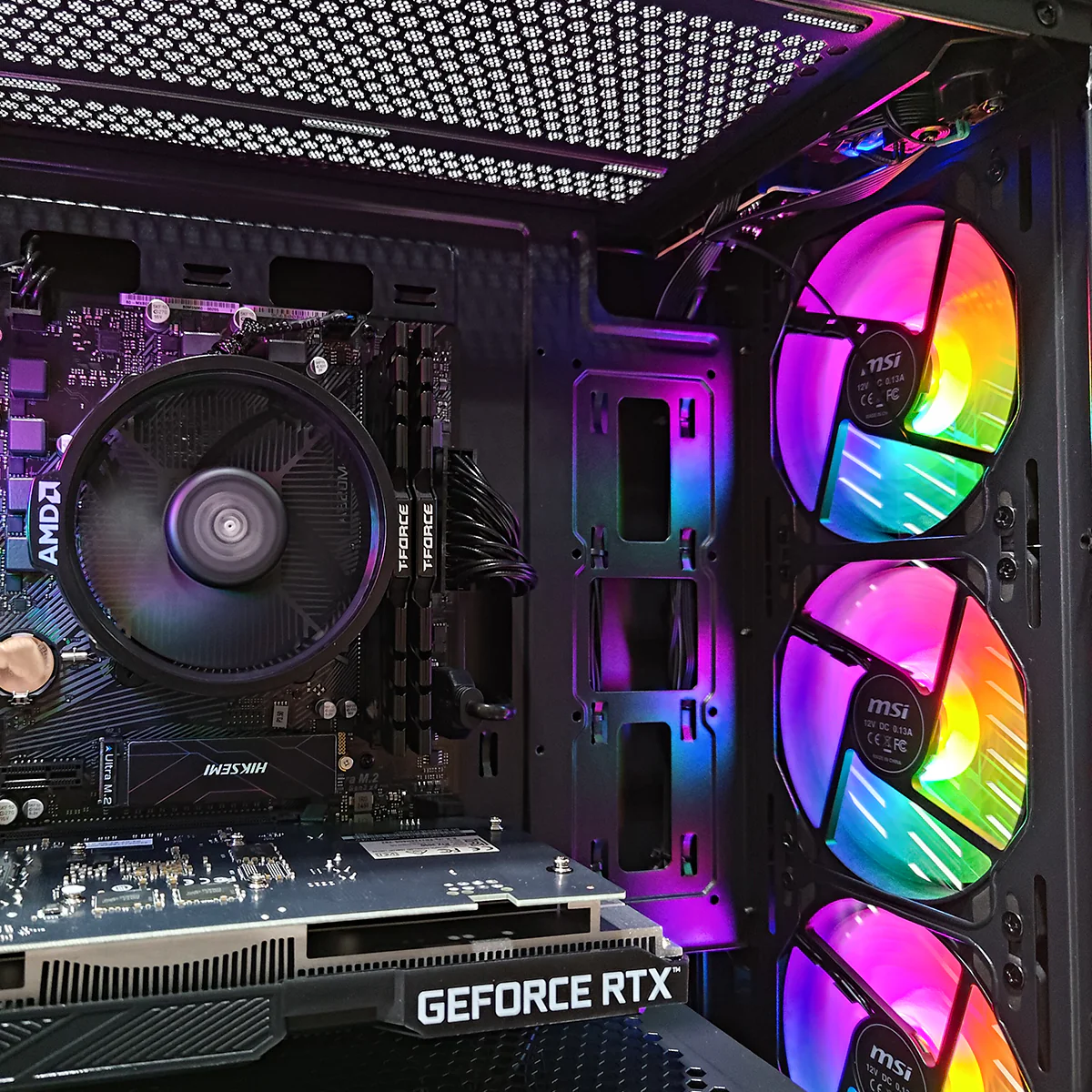 Alpha PRO Black Desktop Gaming PC | AMD Ryzen 5 5600 | 16GB (2x8GB) RAM | 512GB SSD | RTX 3050 | Windows 11 Pro - Image 4