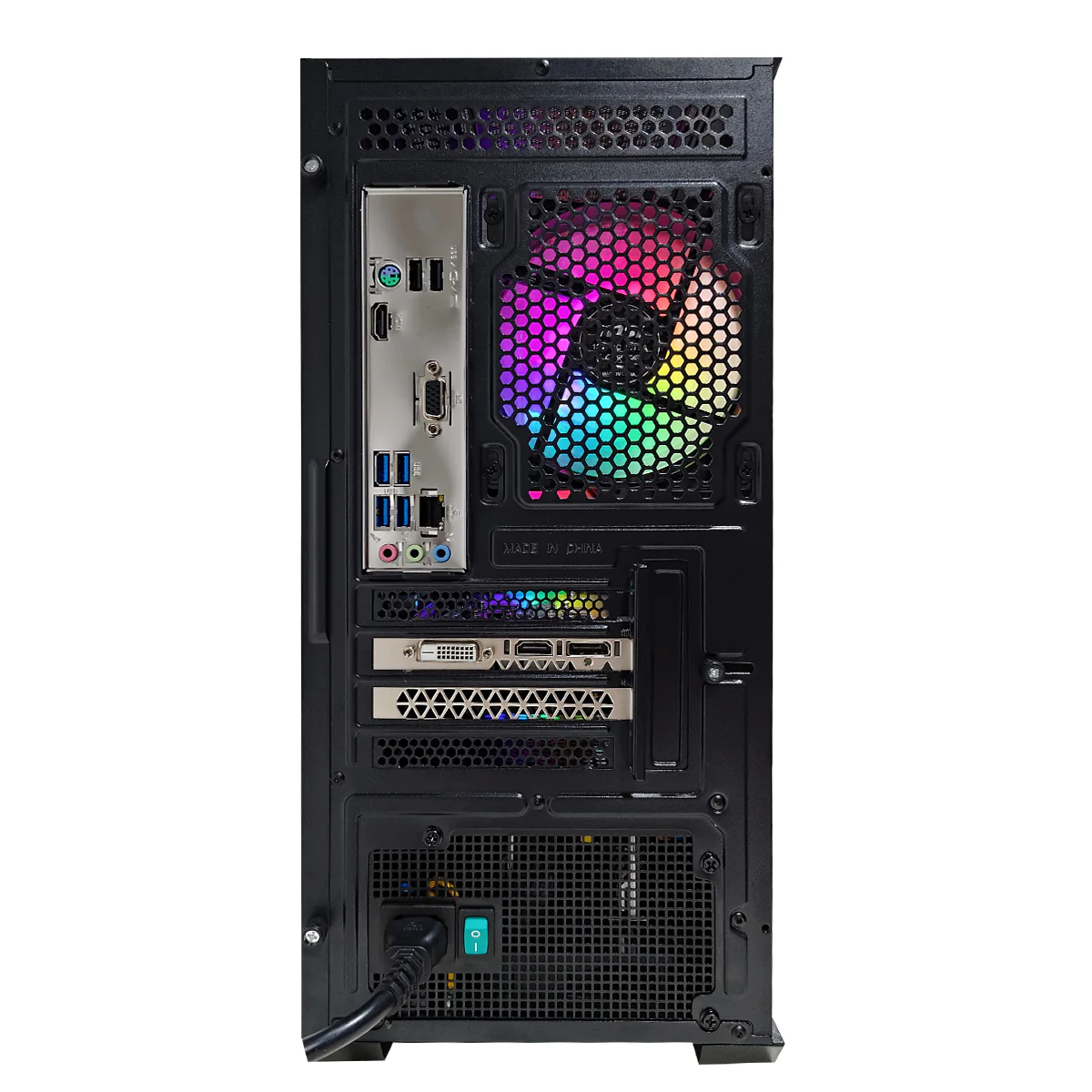 Alpha PRO Black Desktop Gaming PC | AMD Ryzen 5 5600 | 16GB (2x8GB) RAM | 512GB SSD | RTX 3050 | Windows 11 Pro - Image 7