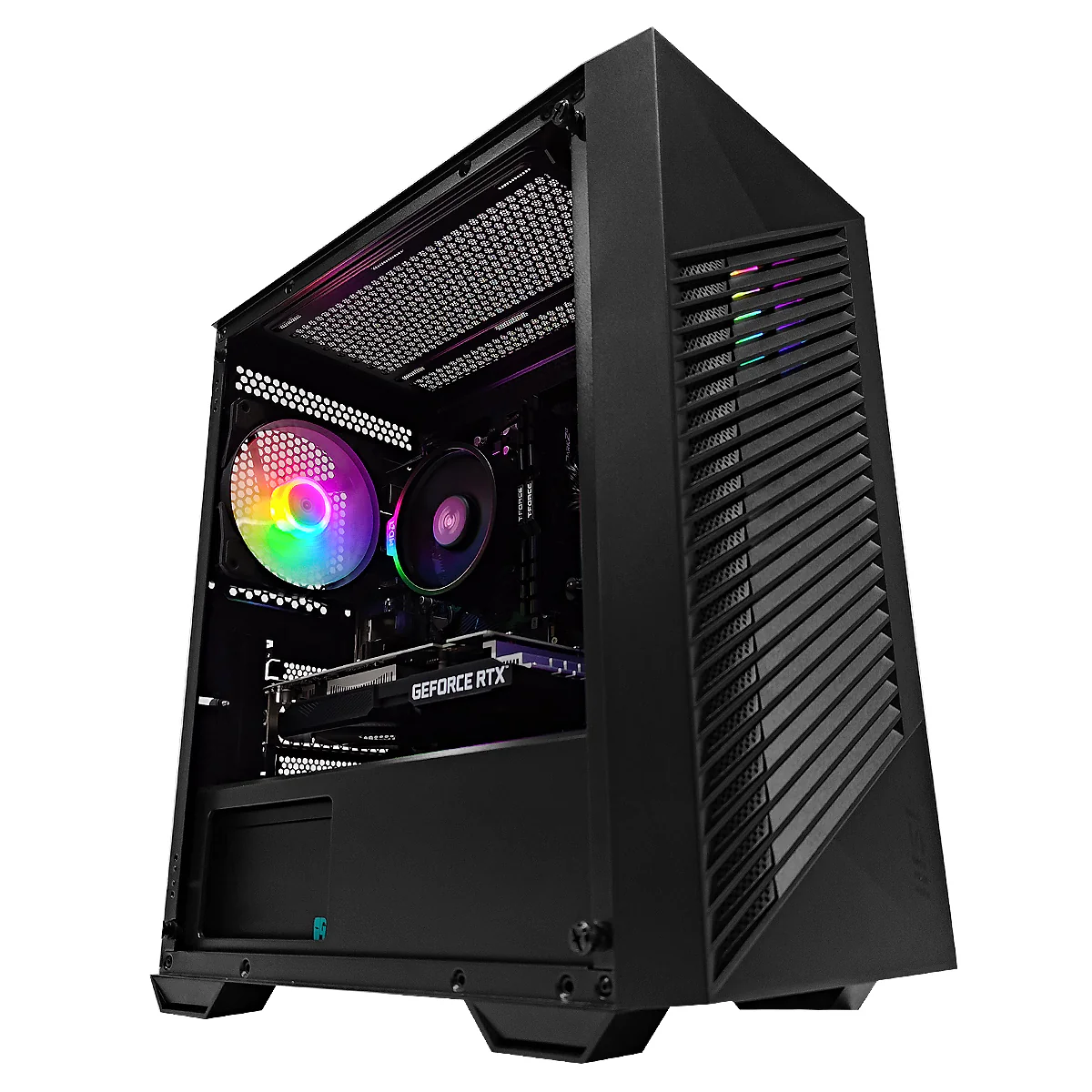 Alpha PRO Black Desktop Gaming PC | AMD Ryzen 5 5600 | 16GB (2x8GB) RAM | 512GB SSD | RTX 3050 | Windows 11 Pro - Image 9