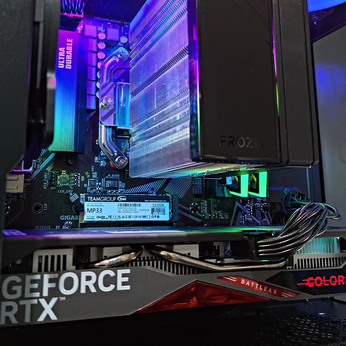Alpha Reyna Black Desktop Gaming PC | AMD Ryzen 5 5500 | 16GB RAM | 512GB SSD | RTX 4060 | Windows 11 Pro - Image 4