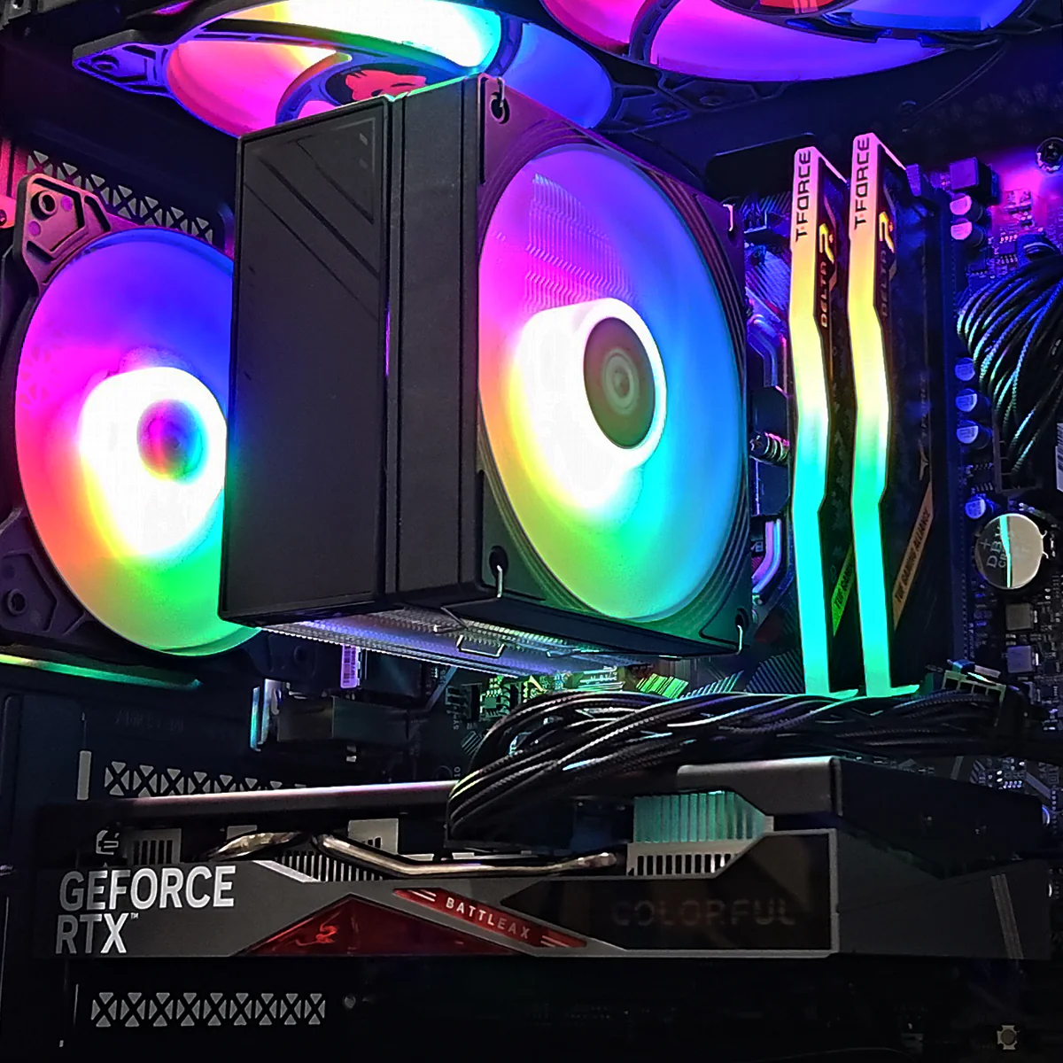 Alpha Reyna Black Desktop Gaming PC | AMD Ryzen 5 5500 | 16GB RAM | 512GB SSD | RTX 4060 | Windows 11 Pro - Image 6