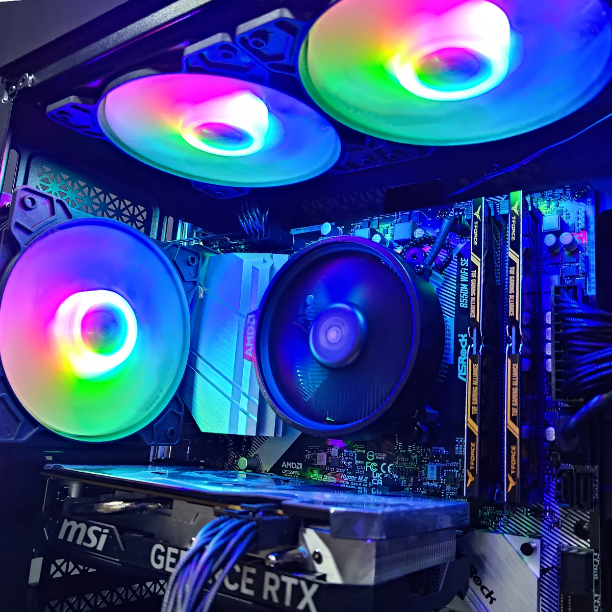 Alpha Reyna Black Desktop Gaming PC | AMD Ryzen 5 5600 | 16GB RAM | 512GB SSD | RTX 4060 | Windows 11 Pro - Image 4