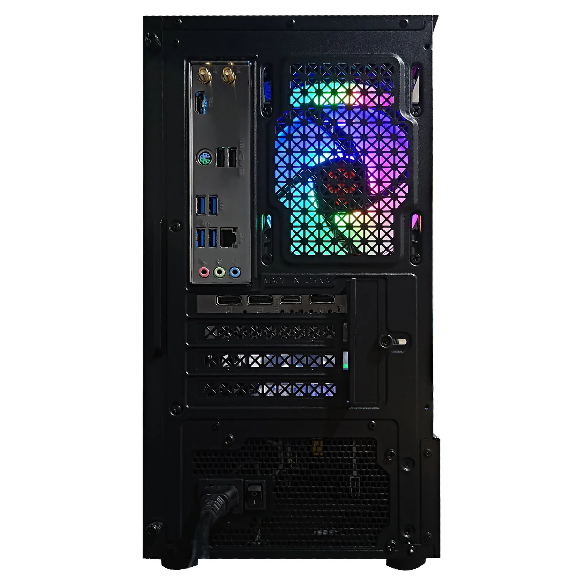 Alpha Reyna Black Desktop Gaming PC | AMD Ryzen 5 5600 | 16GB RAM | 512GB SSD | RTX 4060 | Windows 11 Pro - Image 8