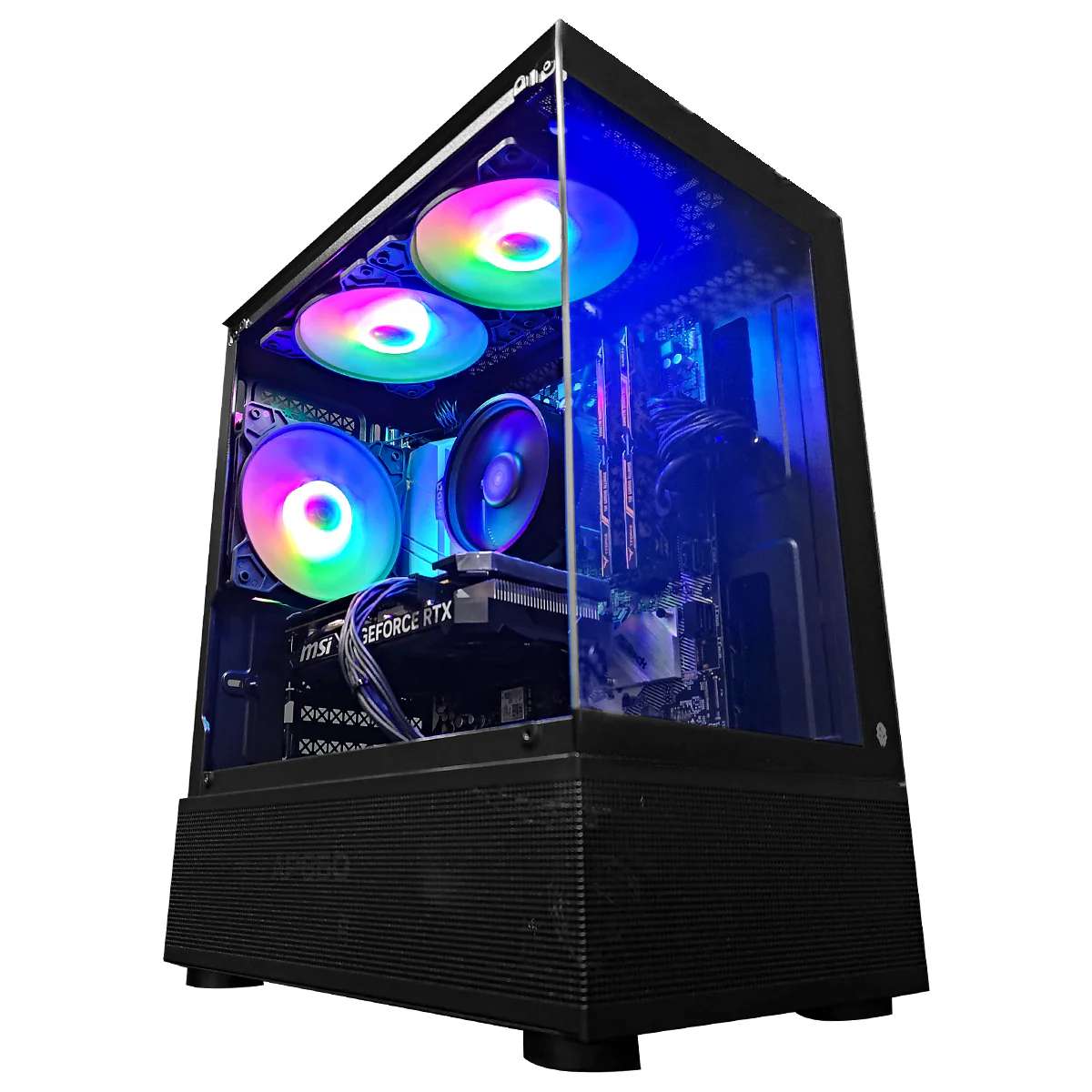 Alpha Reyna Black Desktop Gaming PC | AMD Ryzen 5 5600 | 16GB RAM | 512GB SSD | RTX 4060 | Windows 11 Pro - Image 9