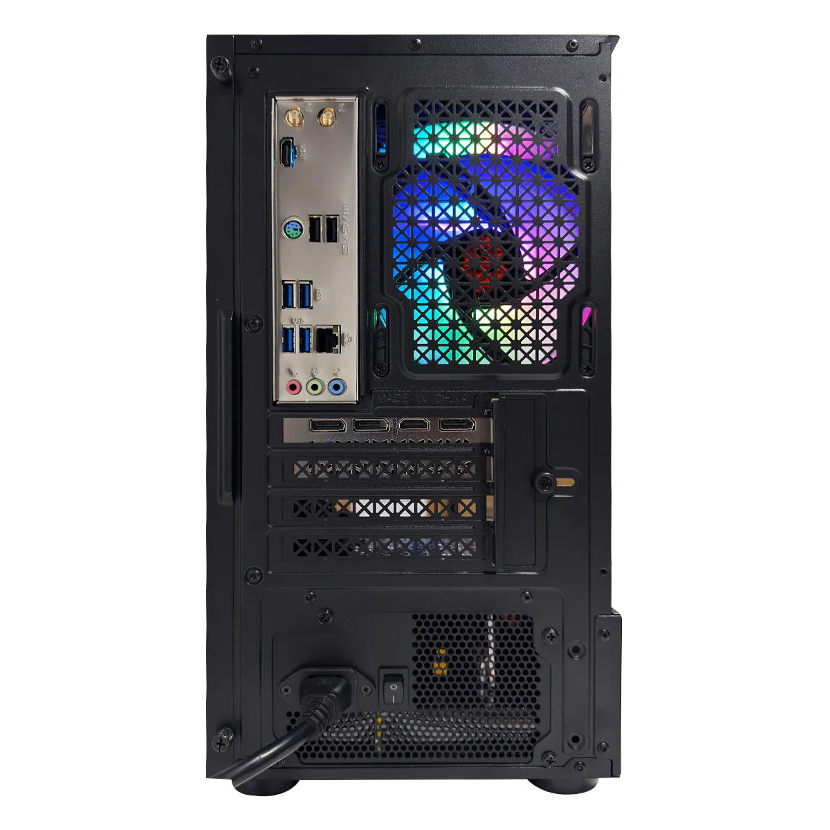 Alpha Reyna Black Desktop Gaming PC | AMD Ryzen 5 5600 | 16GB RAM | 512GB SSD | RTX 4060 | Windows 11 Pro - Image 7