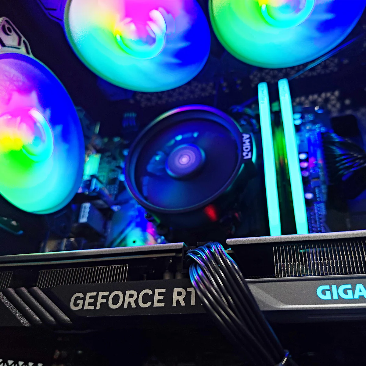 Alpha Reyna Black Desktop Gaming PC | AMD Ryzen 5 5600 | 16GB RAM | 512GB SSD | RTX 4060 | Windows 11 Pro - Image 6