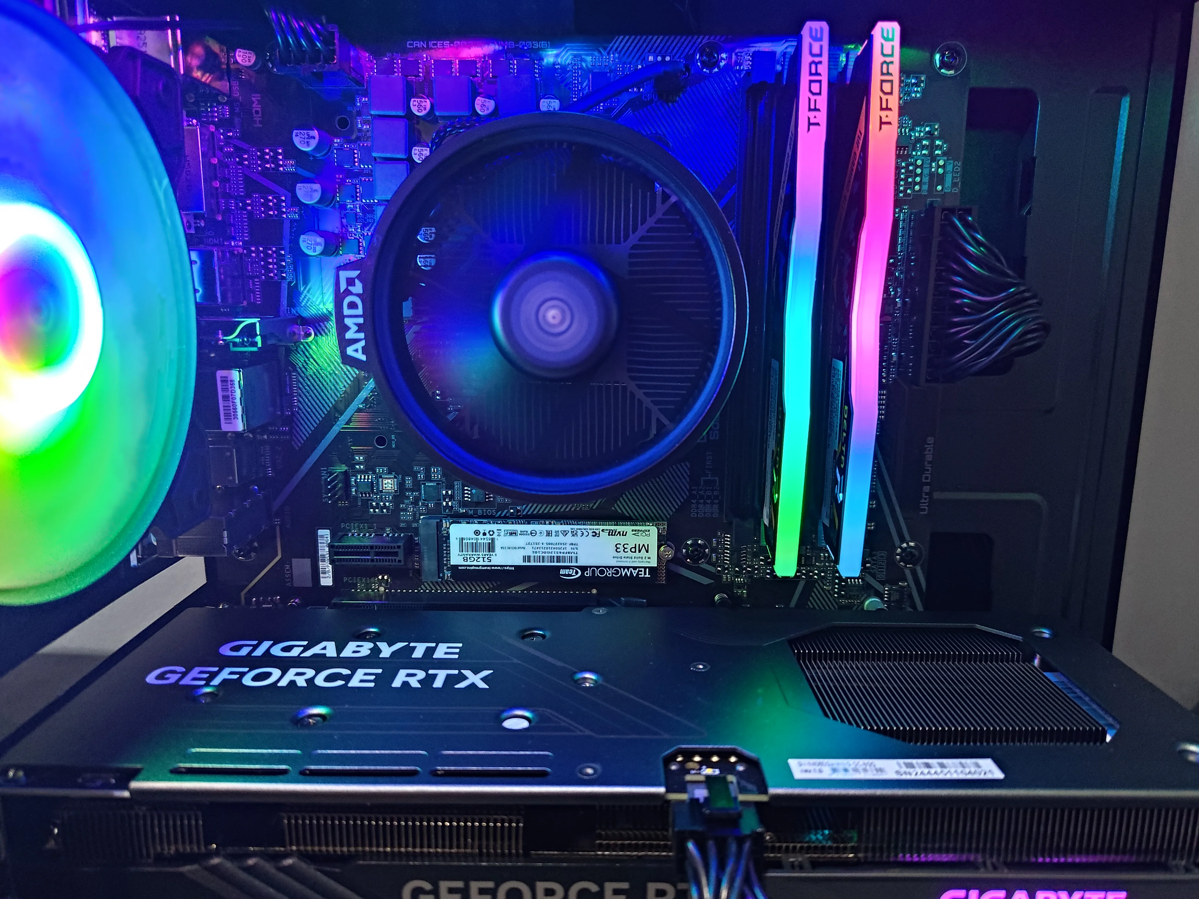 Alpha Reyna Black Desktop Gaming PC | AMD Ryzen 5 5600 | 16GB RAM | 512GB SSD | with WiFi + Bluetooth | GeForce RTX 4060 OC | Windows 11 Pro - Image 3
