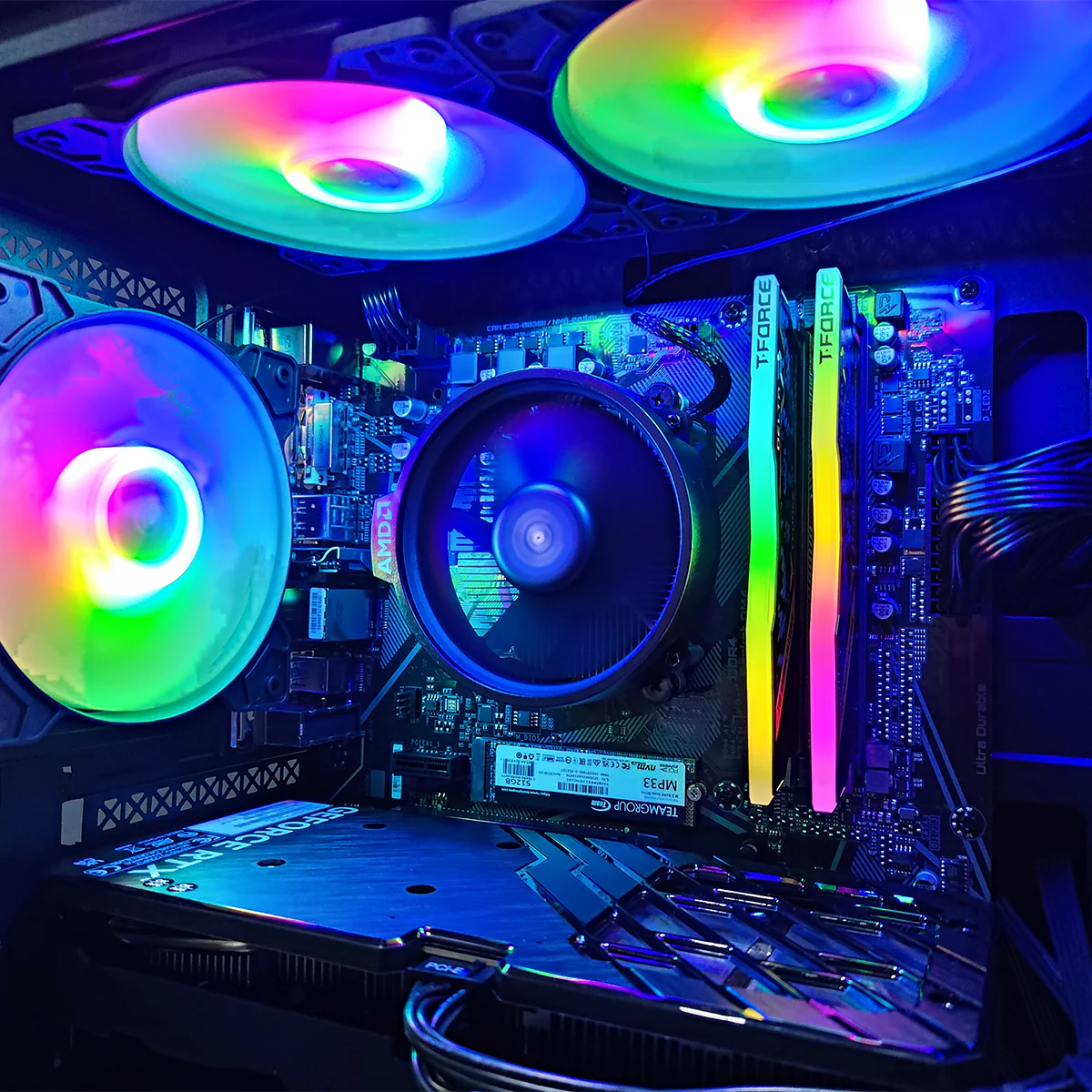 Alpha Reyna Black Desktop Gaming PC | AMD Ryzen 5 5600 | 16GB RAM | 512GB SSD with WiFi + Bluetooth| GeForce RTX 4060 | Windows 11 Pro - Image 5