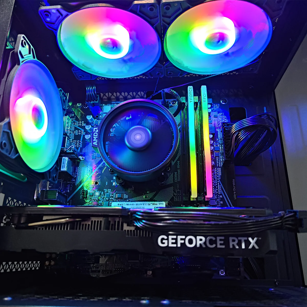 Alpha Reyna Black Desktop Gaming PC | AMD Ryzen 5 5600 | 16GB RAM | 512GB SSD with WiFi + Bluetooth| GeForce RTX 4060 | Windows 11 Pro - Image 6