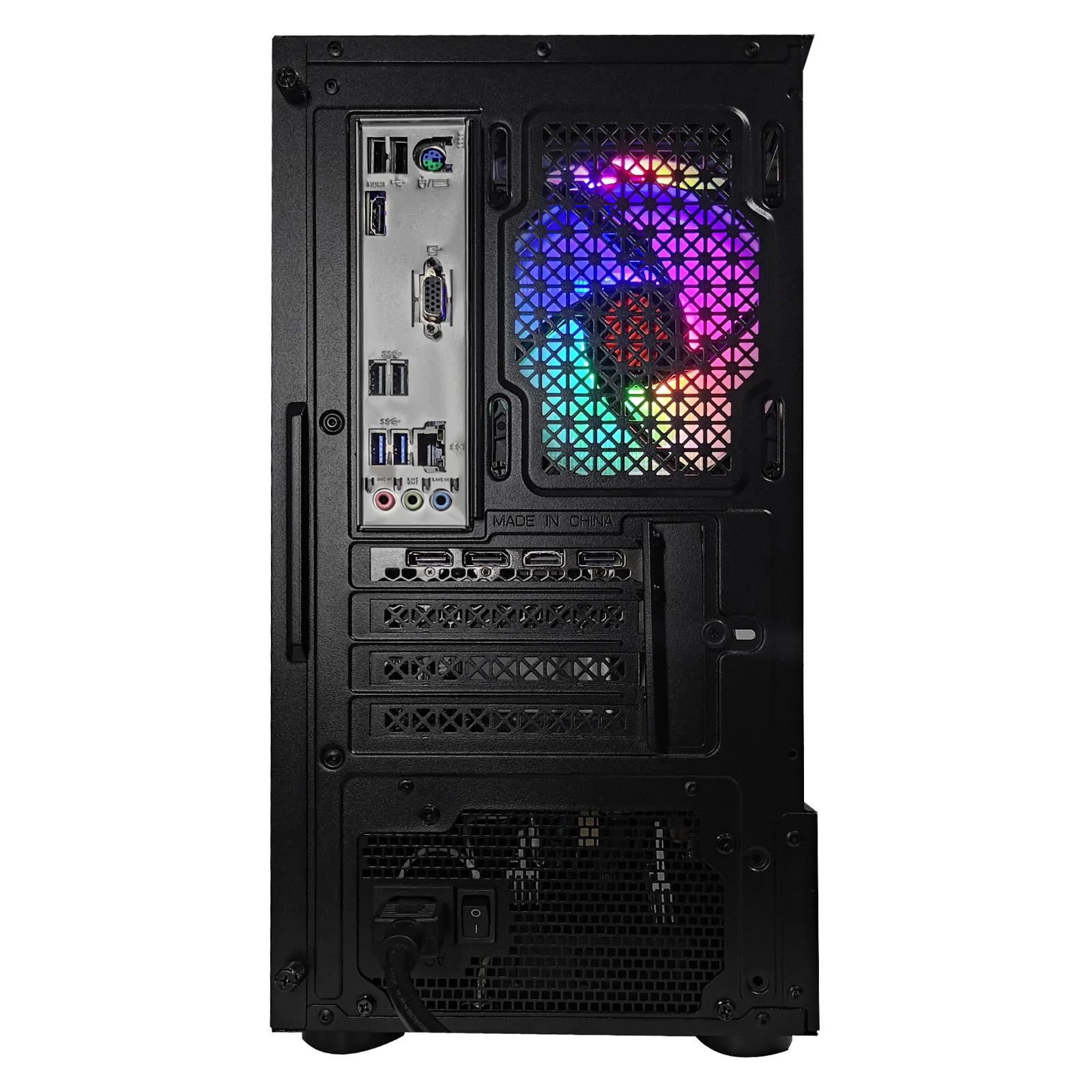 Alpha Reyna Black Desktop Gaming PC | Intel i5 12400F | 16GB RAM | 512GB SSD | RTX 4060 | Windows 11 Pro - Image 8