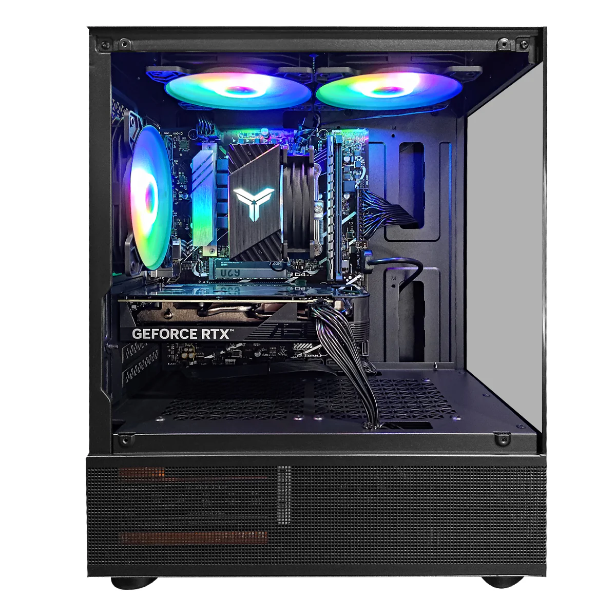 Alpha Reyna Black Desktop Gaming PC | Intel i5 14400F | 16GB RAM |  512GB SSD | RTX 4060 | Windows 11 Pro - Image 2