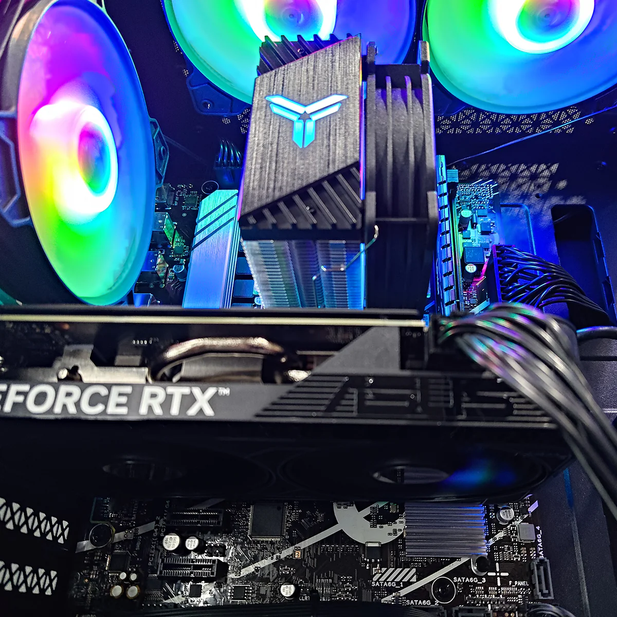 Alpha Reyna Black Desktop Gaming PC | Intel i5 14400F | 16GB RAM |  512GB SSD | RTX 4060 | Windows 11 Pro - Image 3