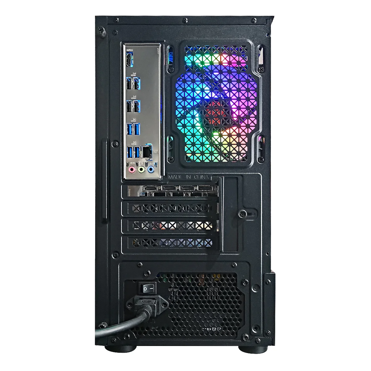 Alpha Reyna Black Desktop Gaming PC | Intel i5 14400F | 16GB RAM |  512GB SSD | RTX 4060 | Windows 11 Pro - Image 8