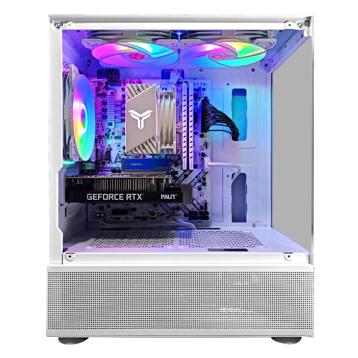 Alpha Reyna White Desktop Gaming PC | Intel i5 12400F | 16 GB RAM | 512 GB SSD | RTX 3050 | Windows 11 Pro - Image 2